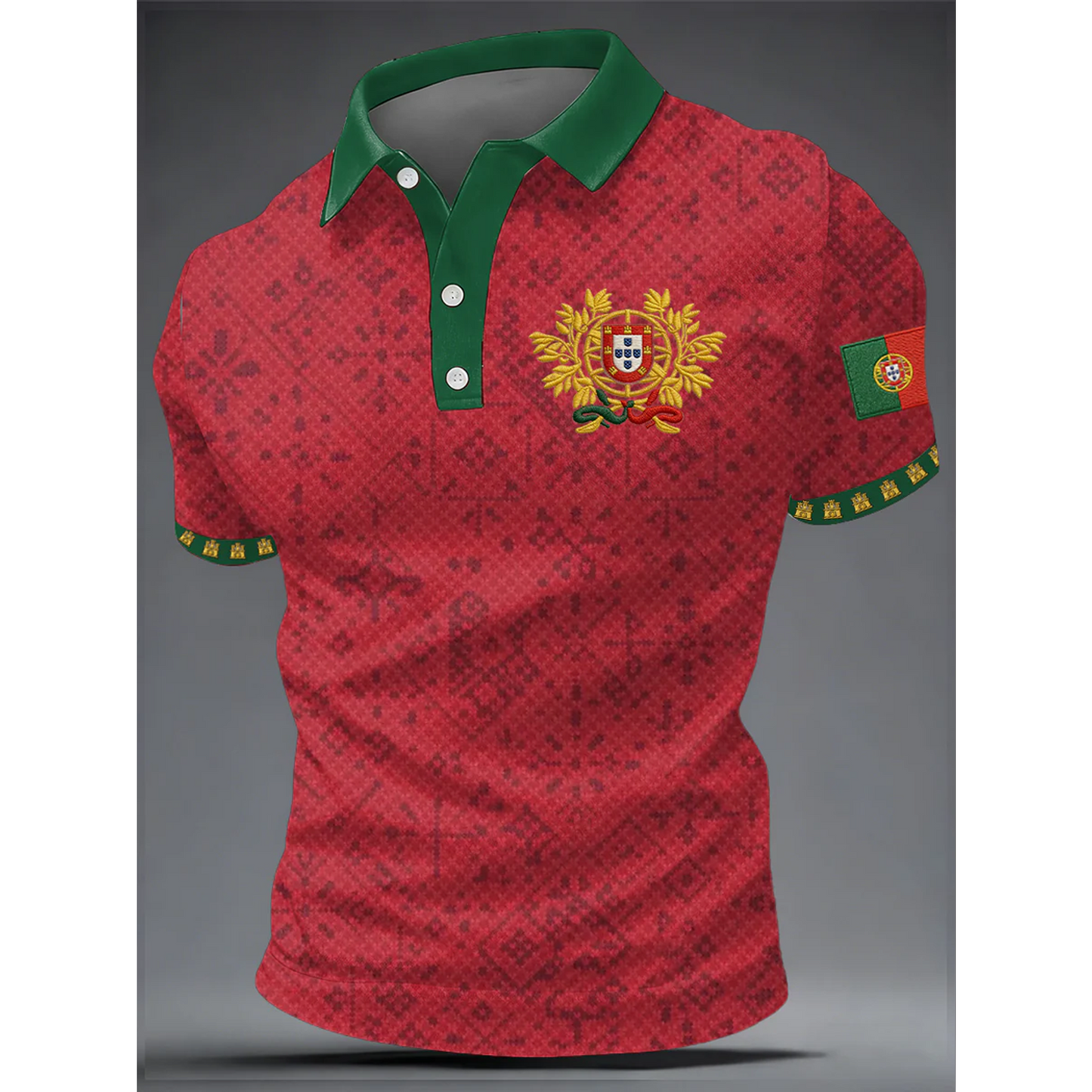Men's Portugal Football 3D Shirt V29 DATND TANTD 050626