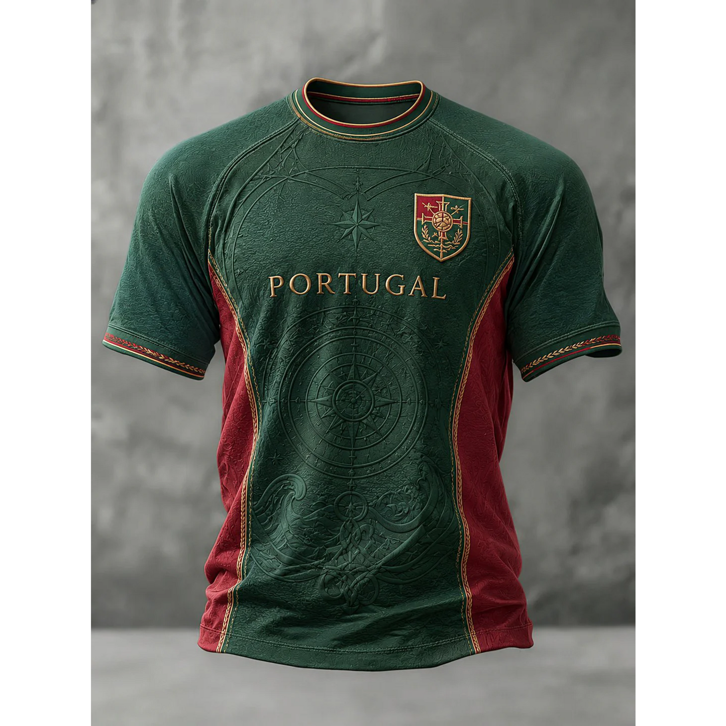 Men's Portuguese Football Print Casual Top V8 180626