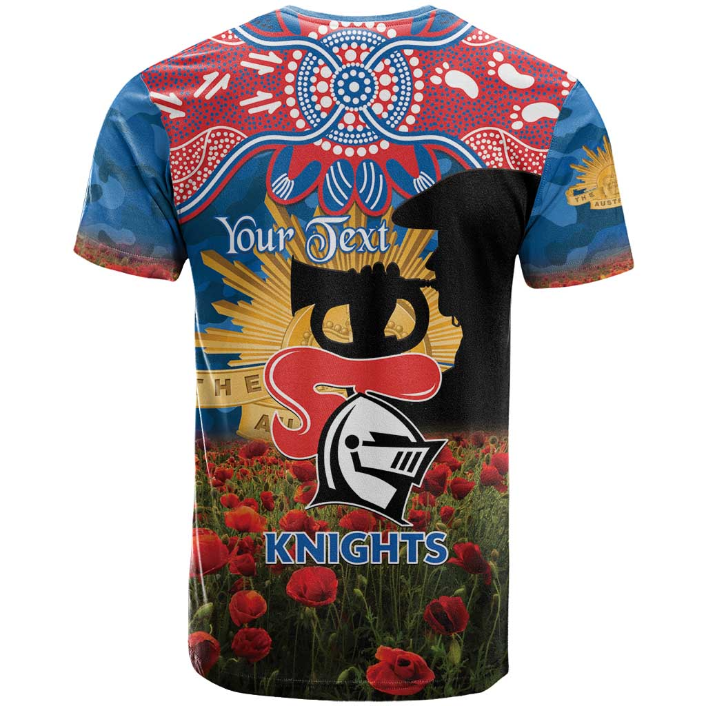 NEW x NRL Rugby ANZAC Day Women V-Neck T-Shirt Last Post Poppy We Will Remember Them DatND DVT
