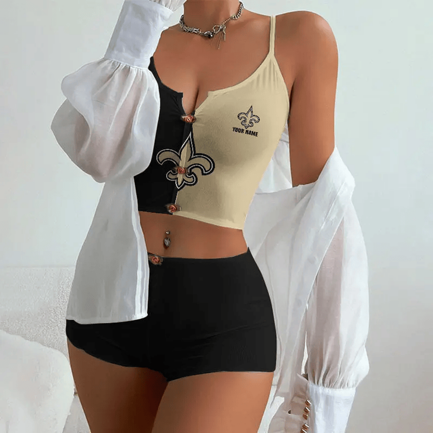 NO x NFL Summer Full Set Woman Lingerie DATND TANTD