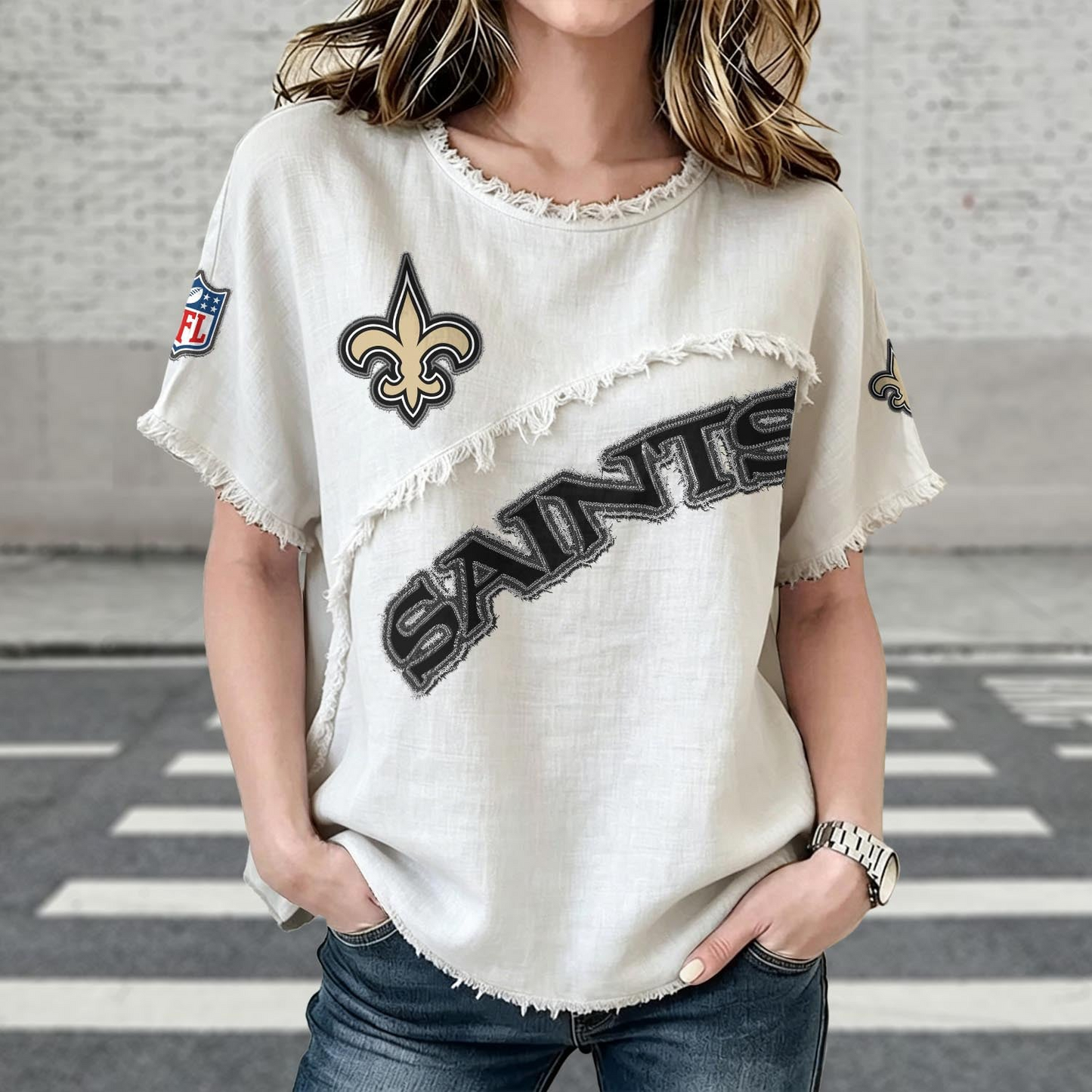 NO x NFL Womenƒ??s Vintage O-Neck 2905 DatND DVT