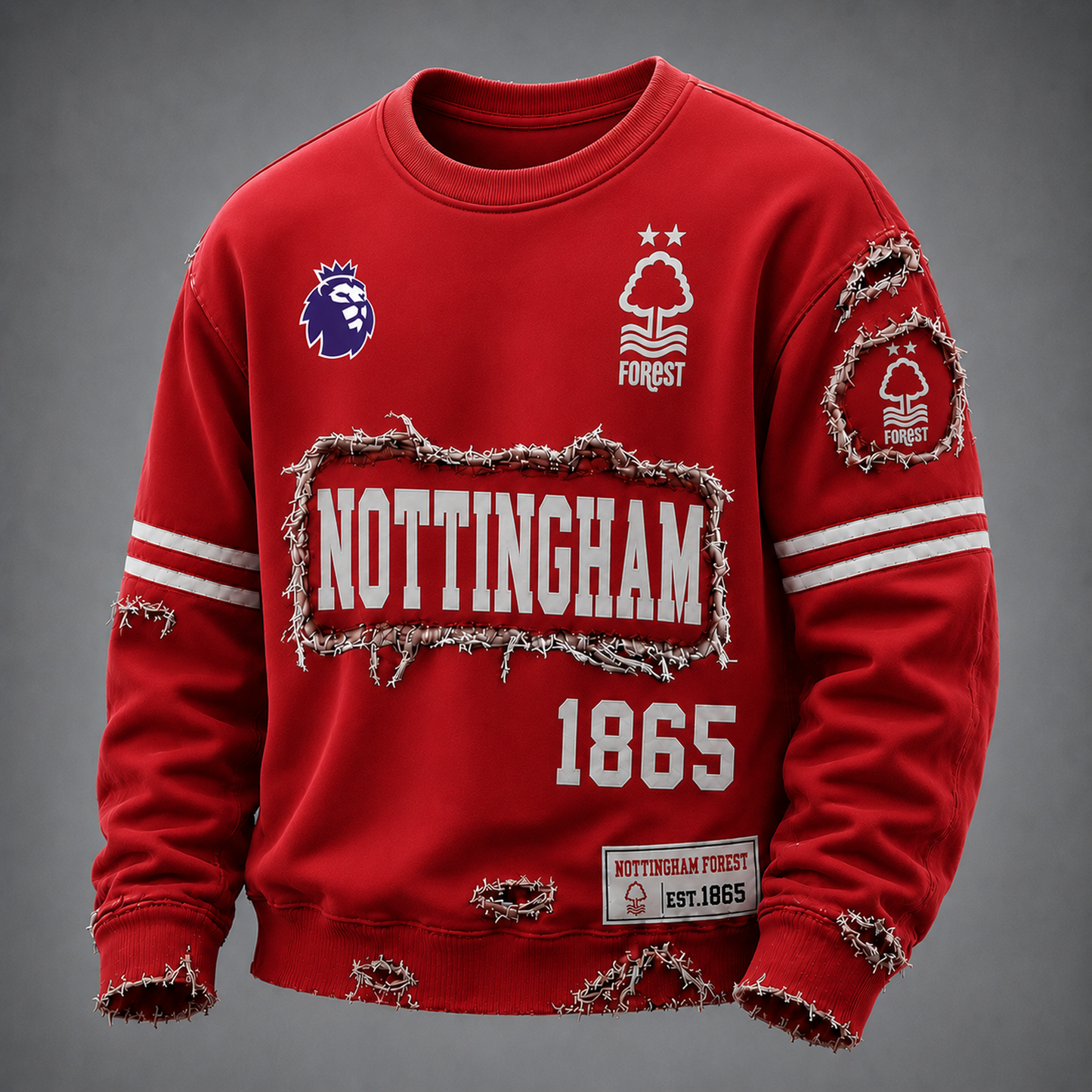 NOT x EPL Distressed Premium Sweatshirt 0806 DatND DVT