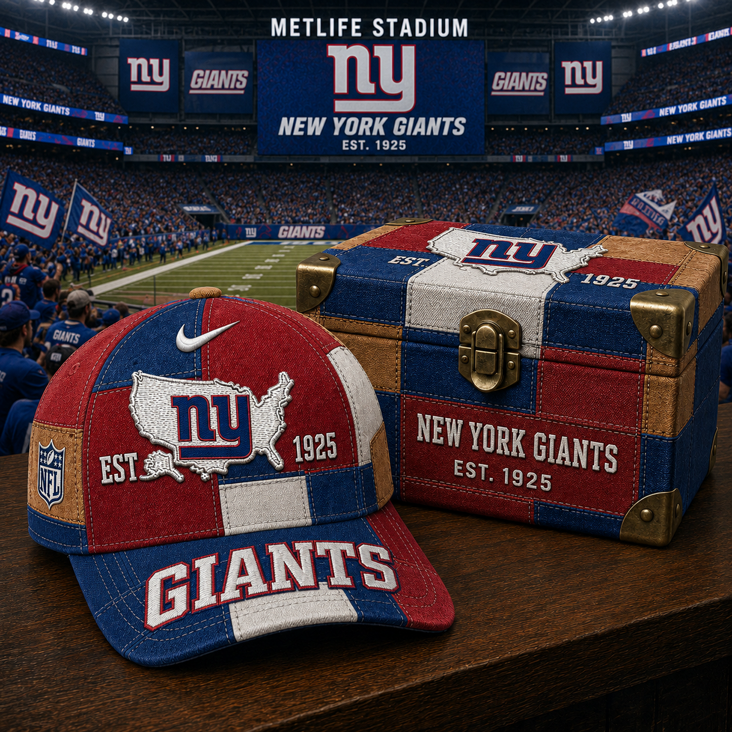 NYG x NFL Premium Heritage Game Day Classic Cap 1505 DatND DVT