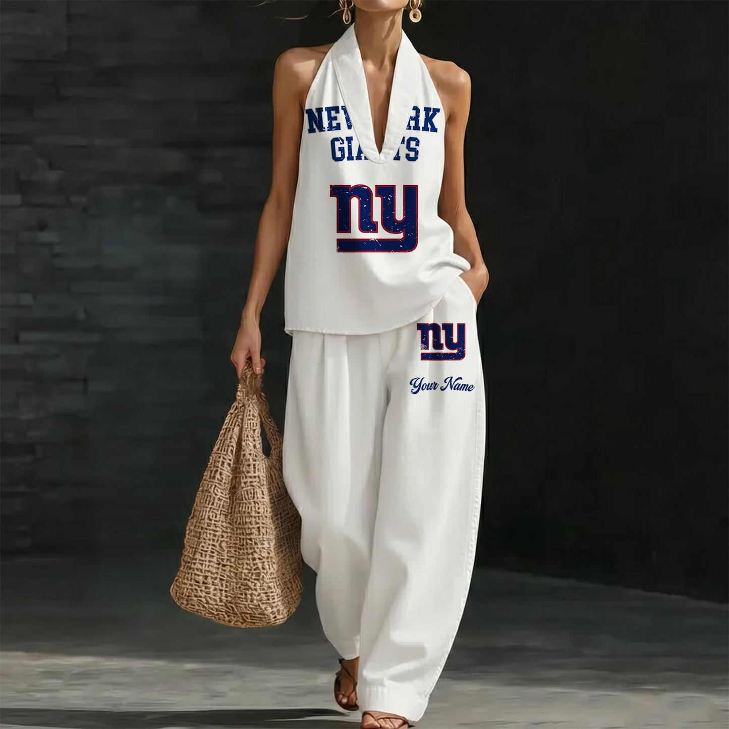 NYG x NFL Women's Vintage Washed Denim Suit DATND TANTD 030626