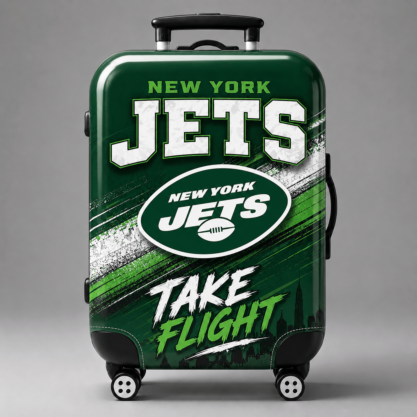 NYJ Premium NFL Game Day Football Fan Luggage Cover 1706