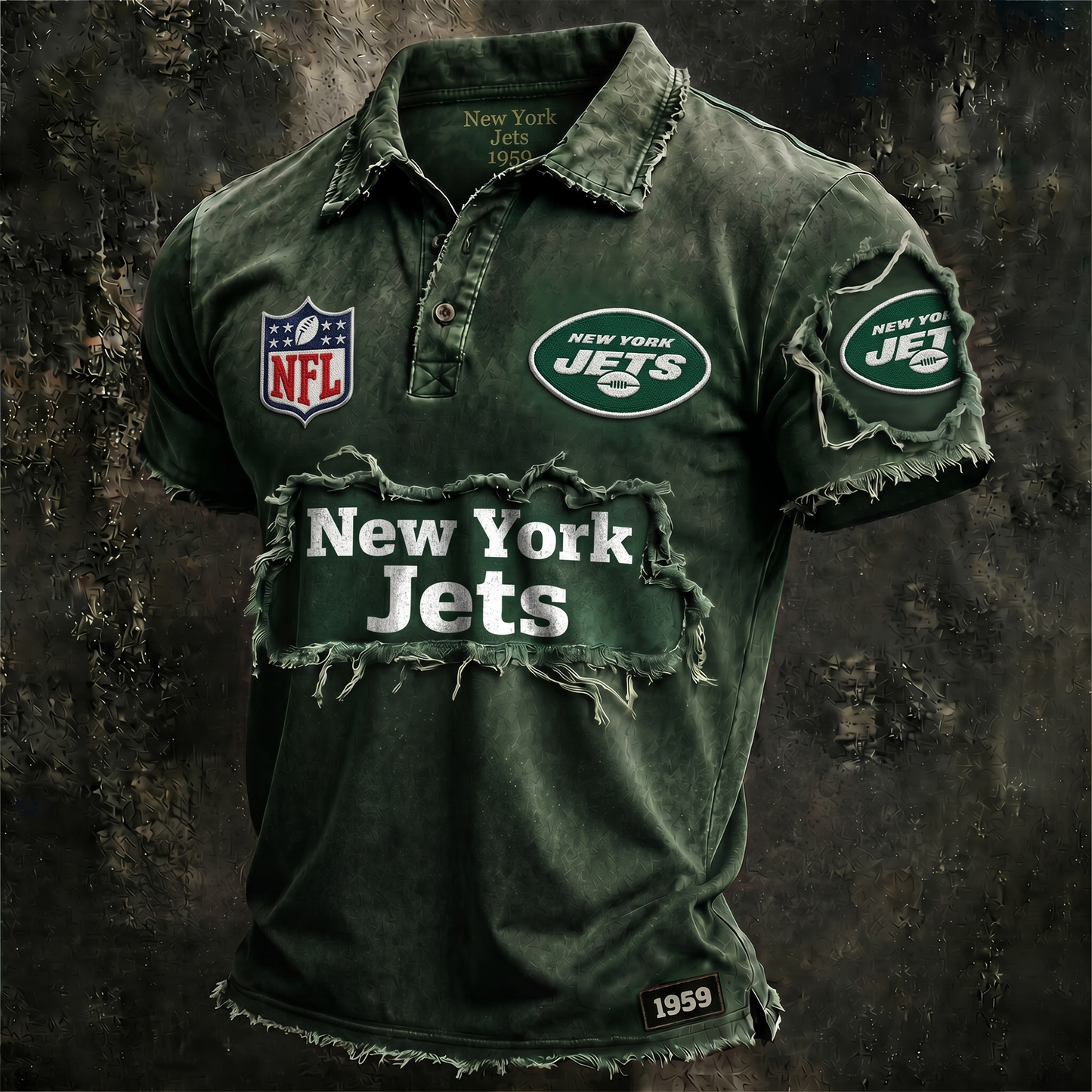 NYJ NFL Premium V-Neck T-shirt Gift For Fans 0306 NAK DATND TTT