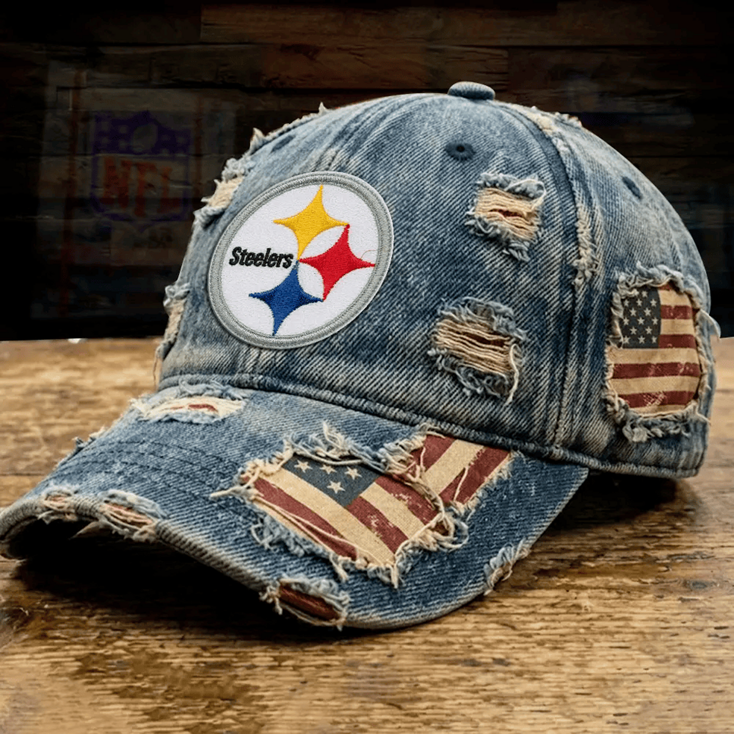 PIT x NFL Denim Washed Cap V2 2805 DatND DVT