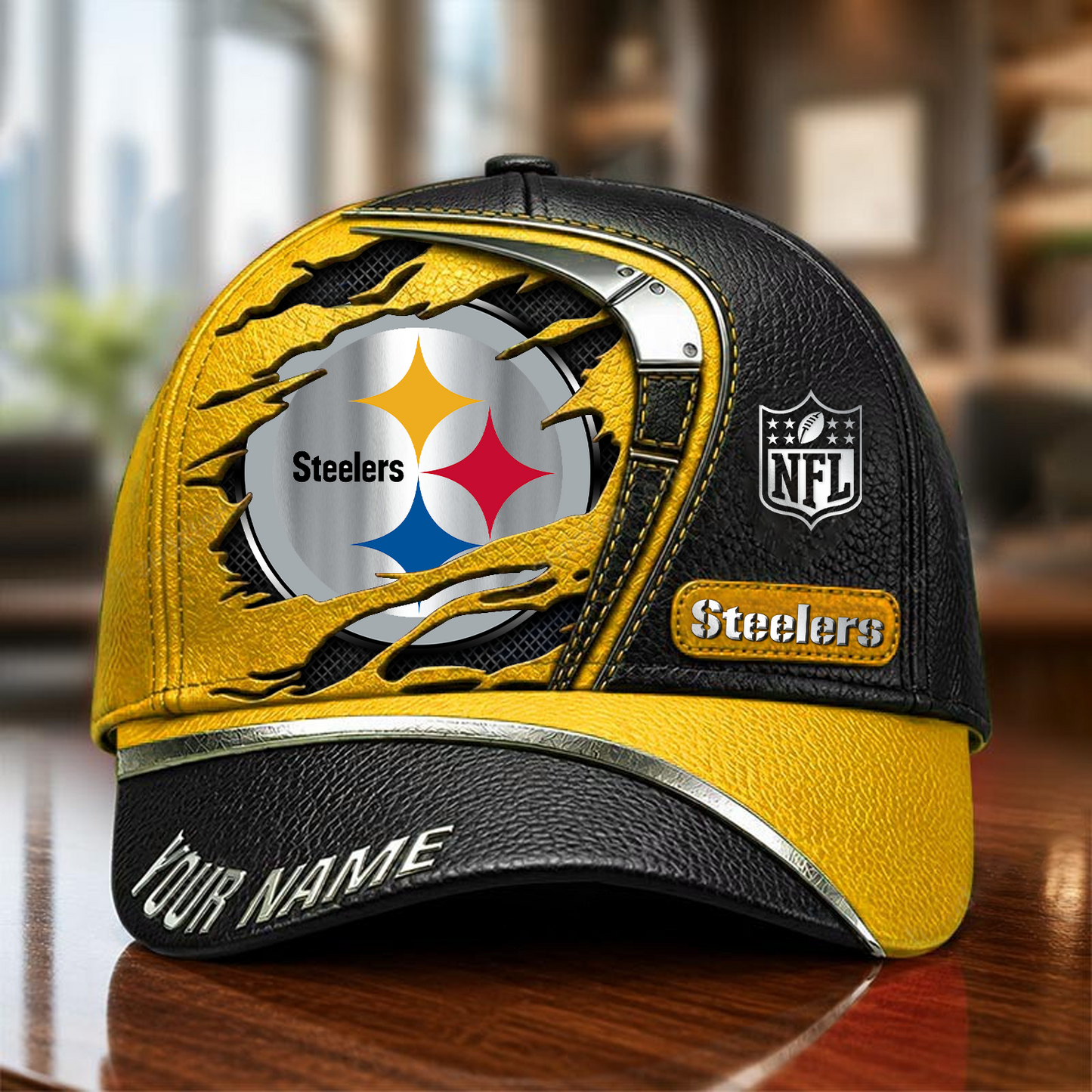 PIT x NFL Premium Multicolor 3D Cap 200626