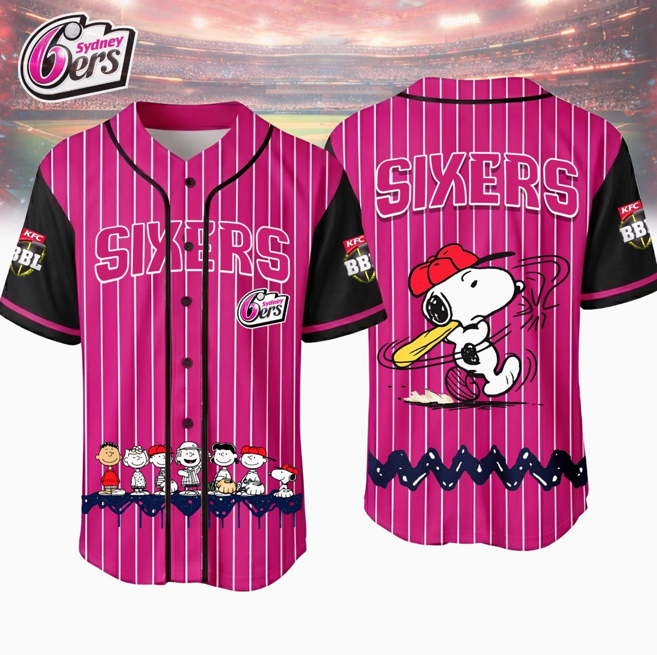 PREMIUM BBL X SS SNOPPY Baseball Shirt LIMITED EDITONS NDT VHM 020426