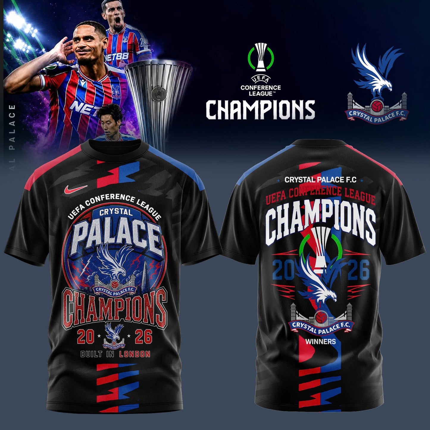 PREMIUM CRY X THANK FOR MEMORIES UEFA Conference League Winners Shirt V01 NDT LVH 280526