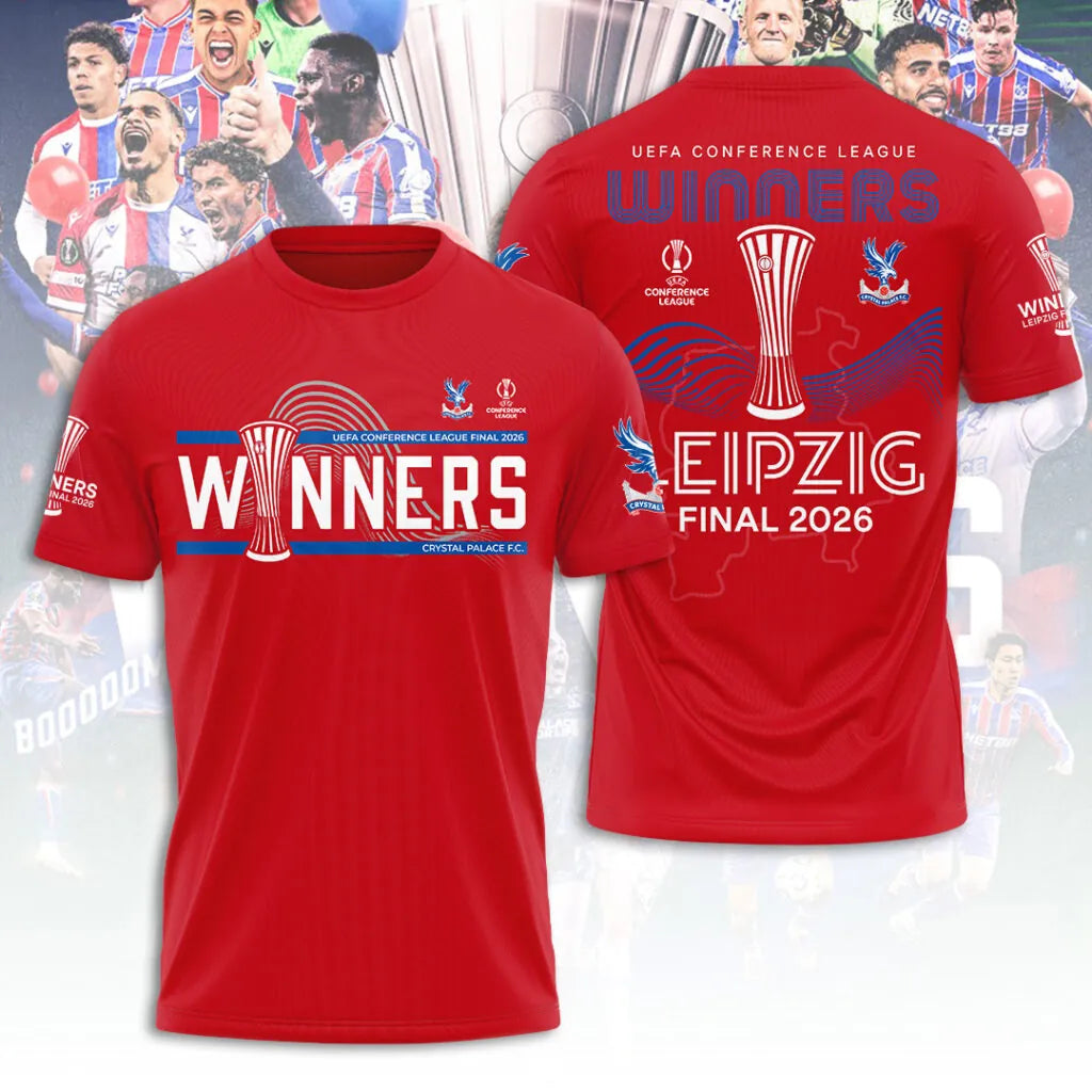 PREMIUM CRY X THANK FOR MEMORIES UEFA Conference League Winners Shirt V10 NDT LVH 280526