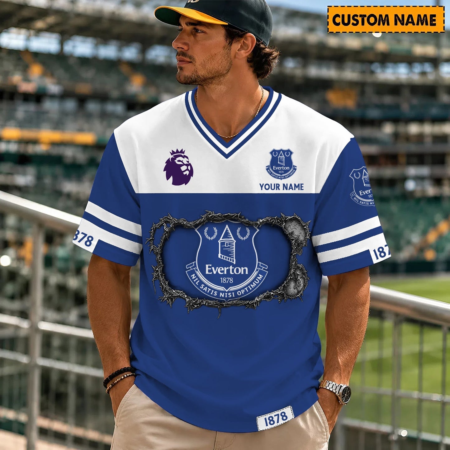 PREMIUM EPL X EVE Streetwear V-neck Shirt Custom Gifts For Fan NDT NHM 280526