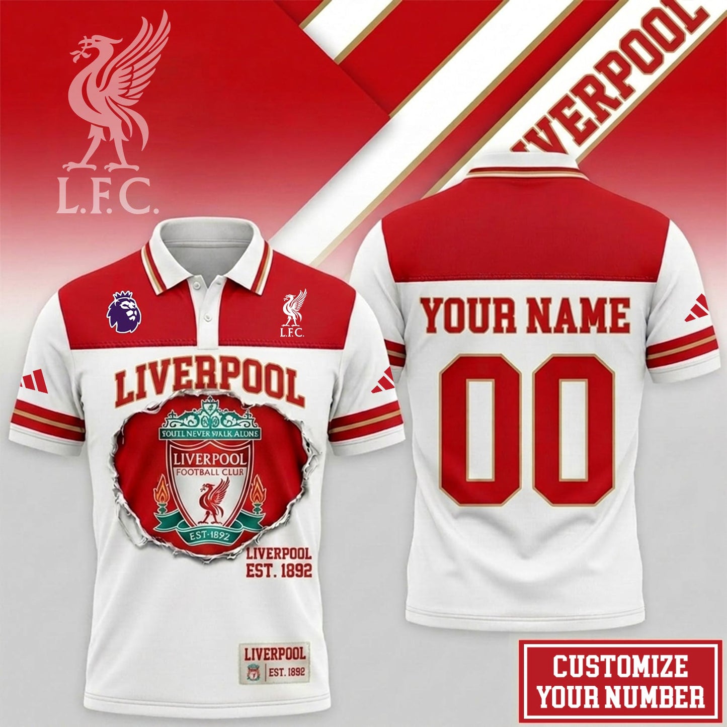 PREMIUM EPL X LIV CLASSIC POLO SHIRT LIMITED EDITIONS NDT NHM 010626