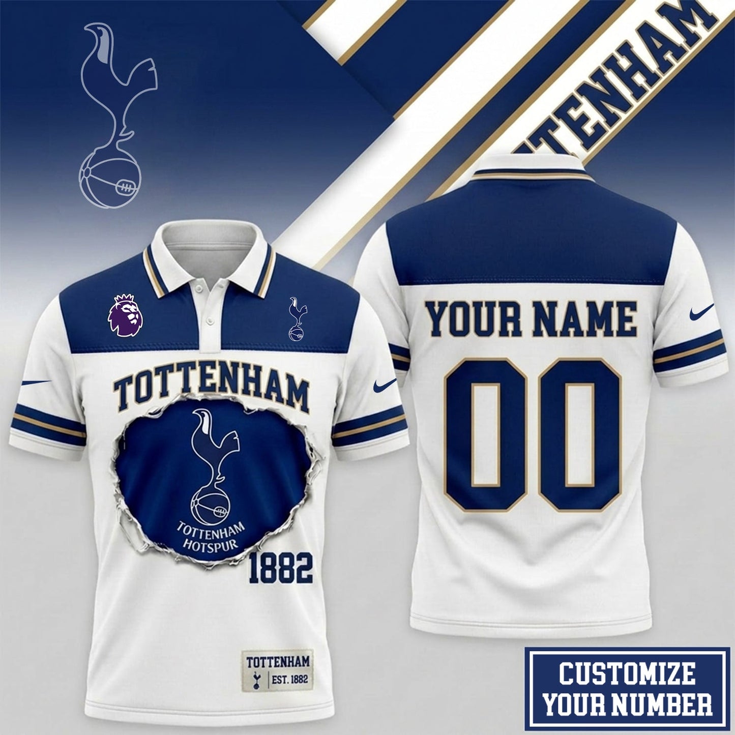 PREMIUM EPL X TOT CLASSIC POLO SHIRT LIMITED EDITIONS NDT NHM 010626
