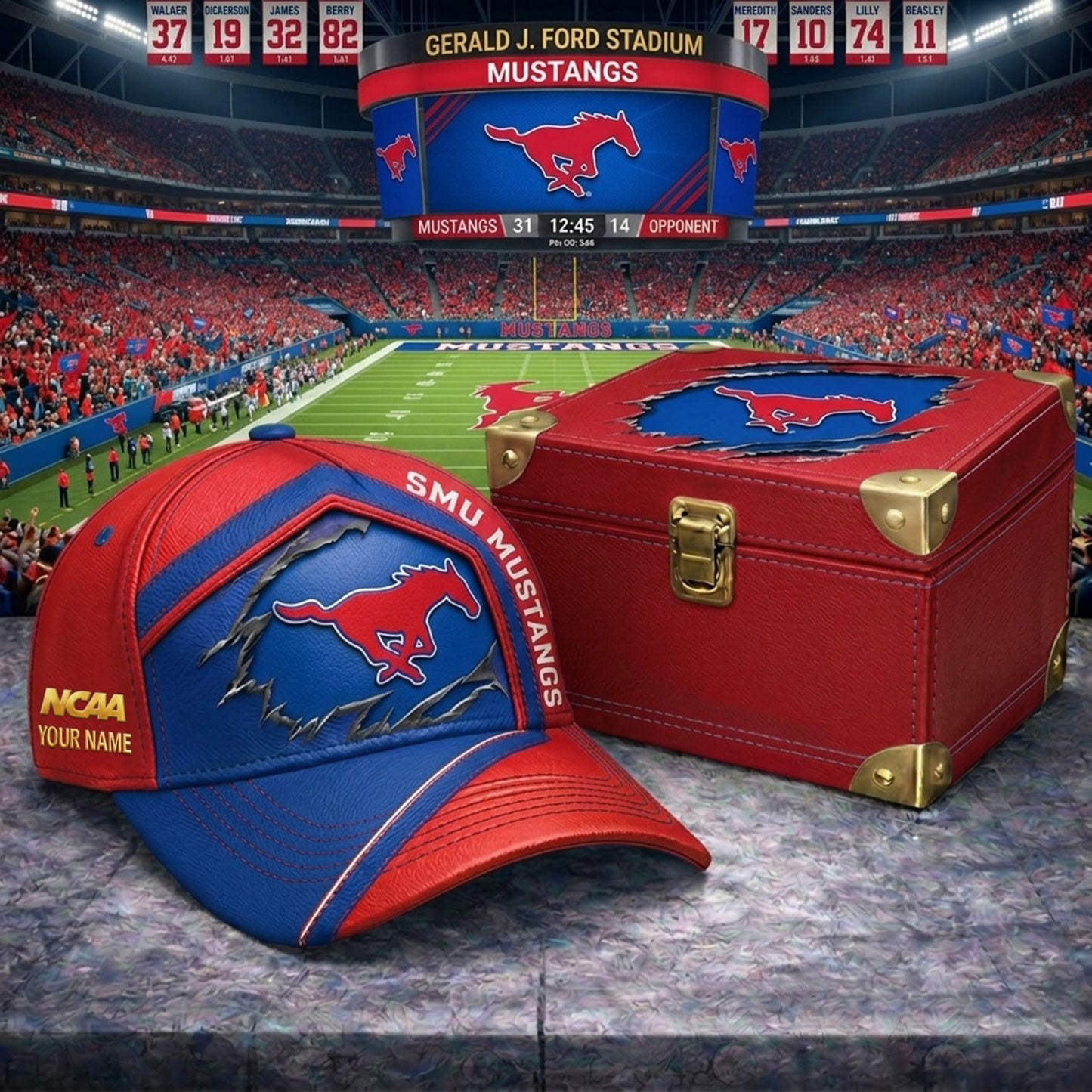 PREMIUM NCAA X SMUM CRACK CUSTOME HAT V3 NDT NHM 020626