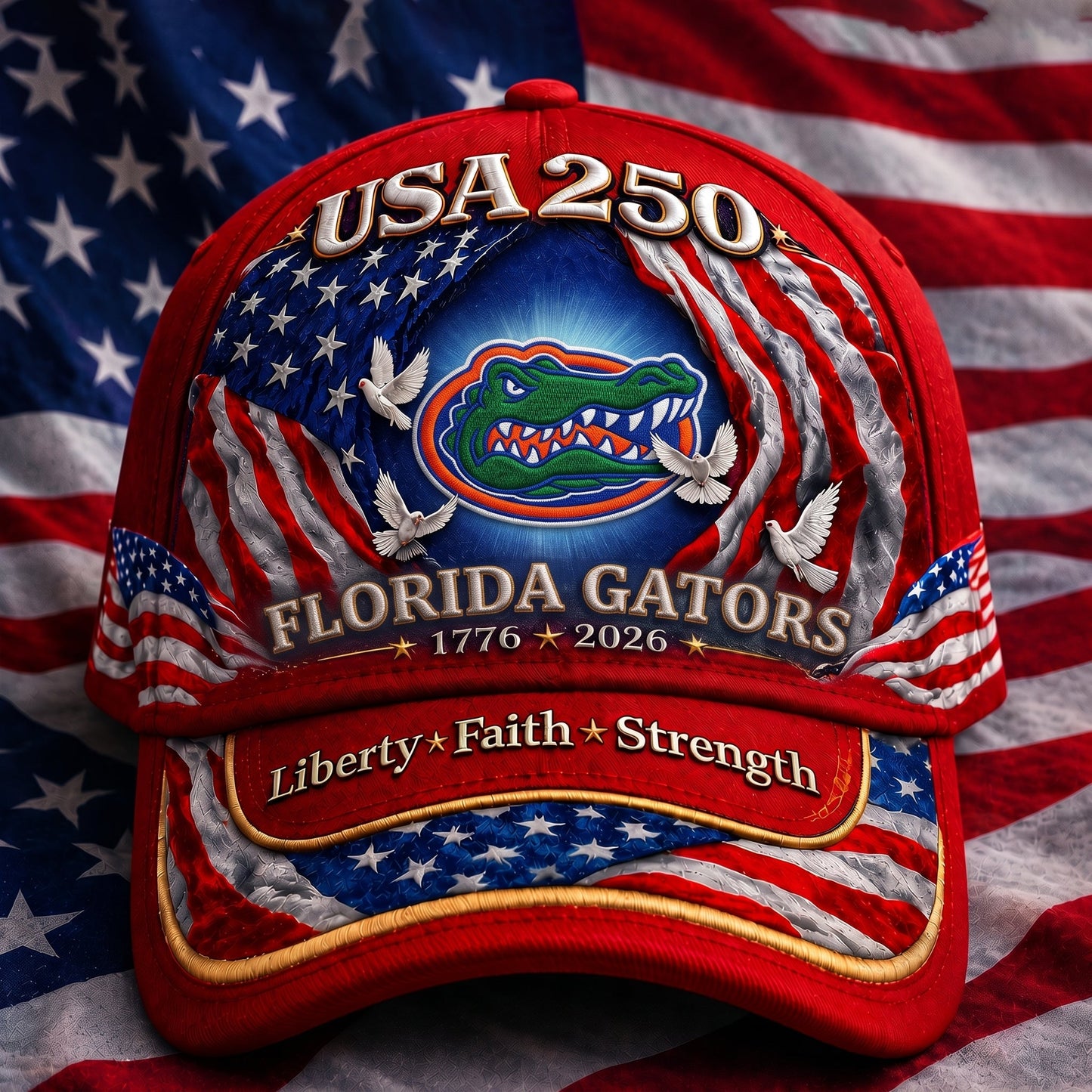 PREMIUM NCAA x FG 250 Years Anniversary Of Freedom Cap 290626