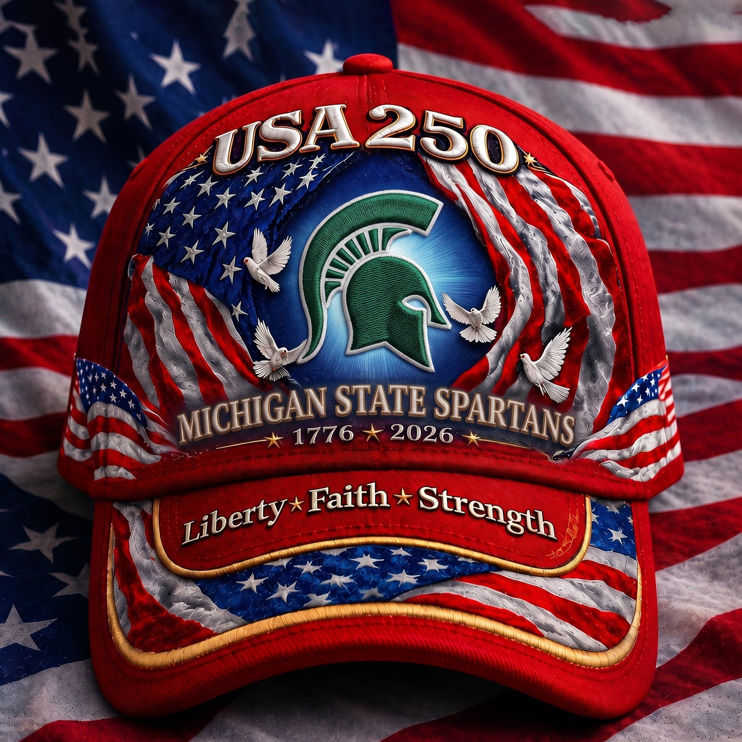 PREMIUM NCAA x MSS 250 Years Anniversary Of Freedom Cap 290626
