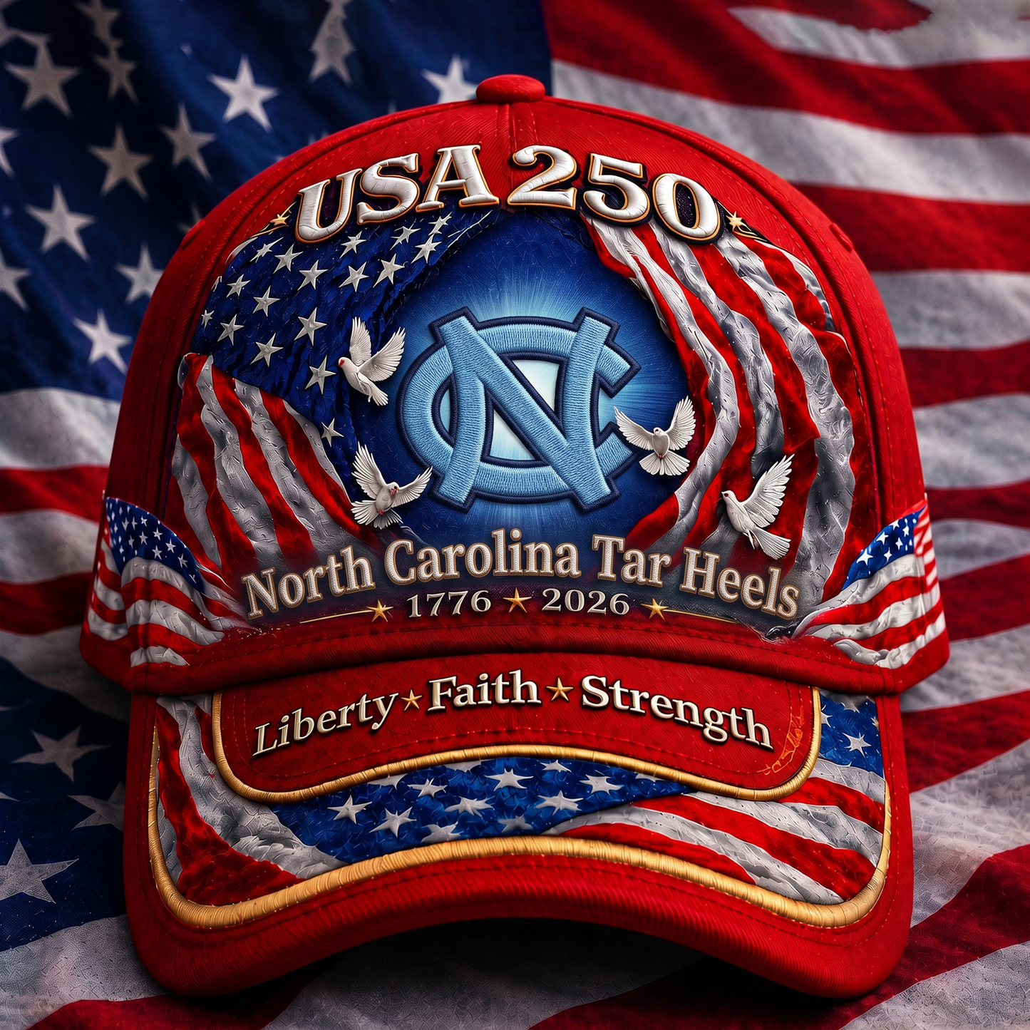 PREMIUM NCAA x NCTH 250 Years Anniversary Of Freedom Cap 290626