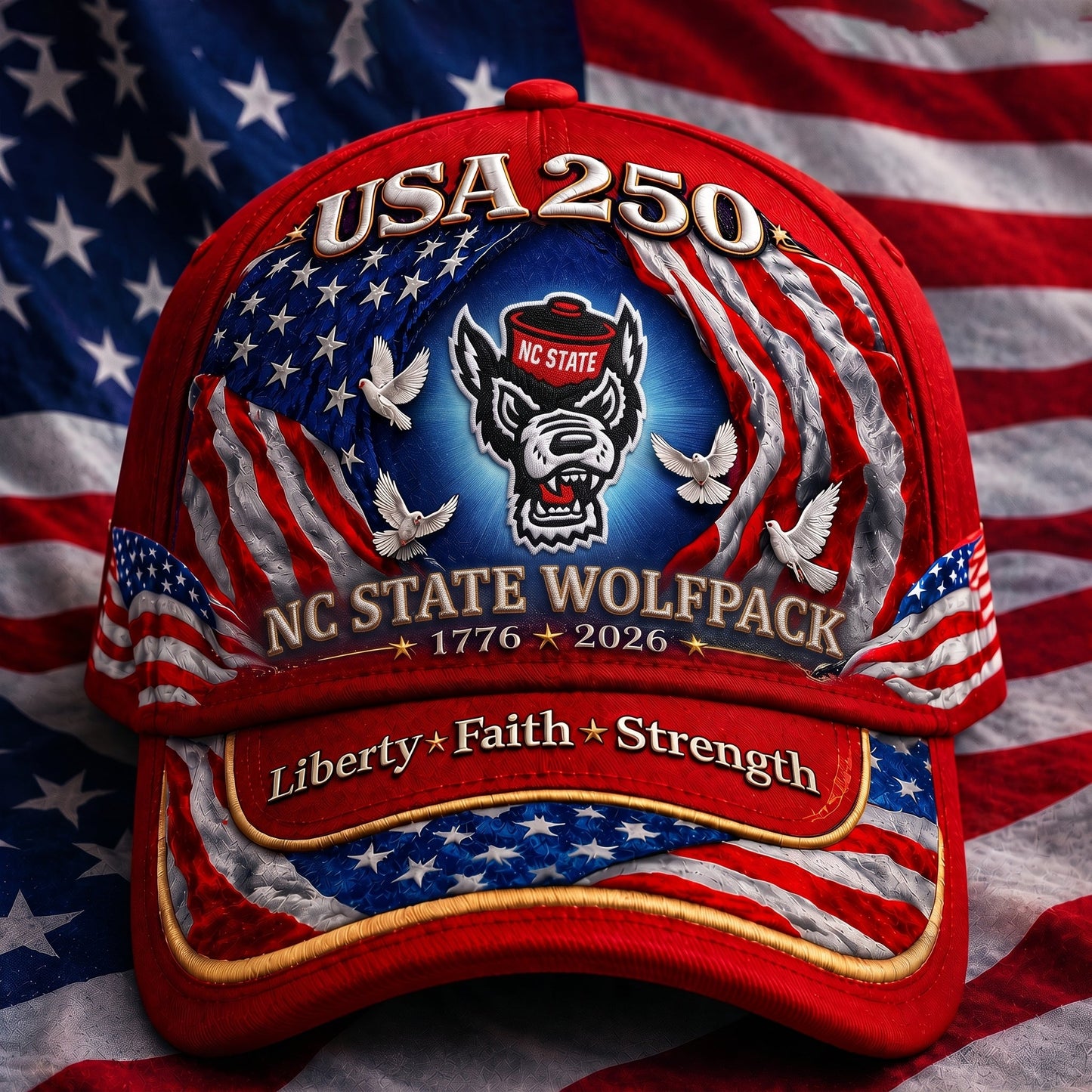 PREMIUM NCAA x NW 250 Years Anniversary Of Freedom Cap 290626