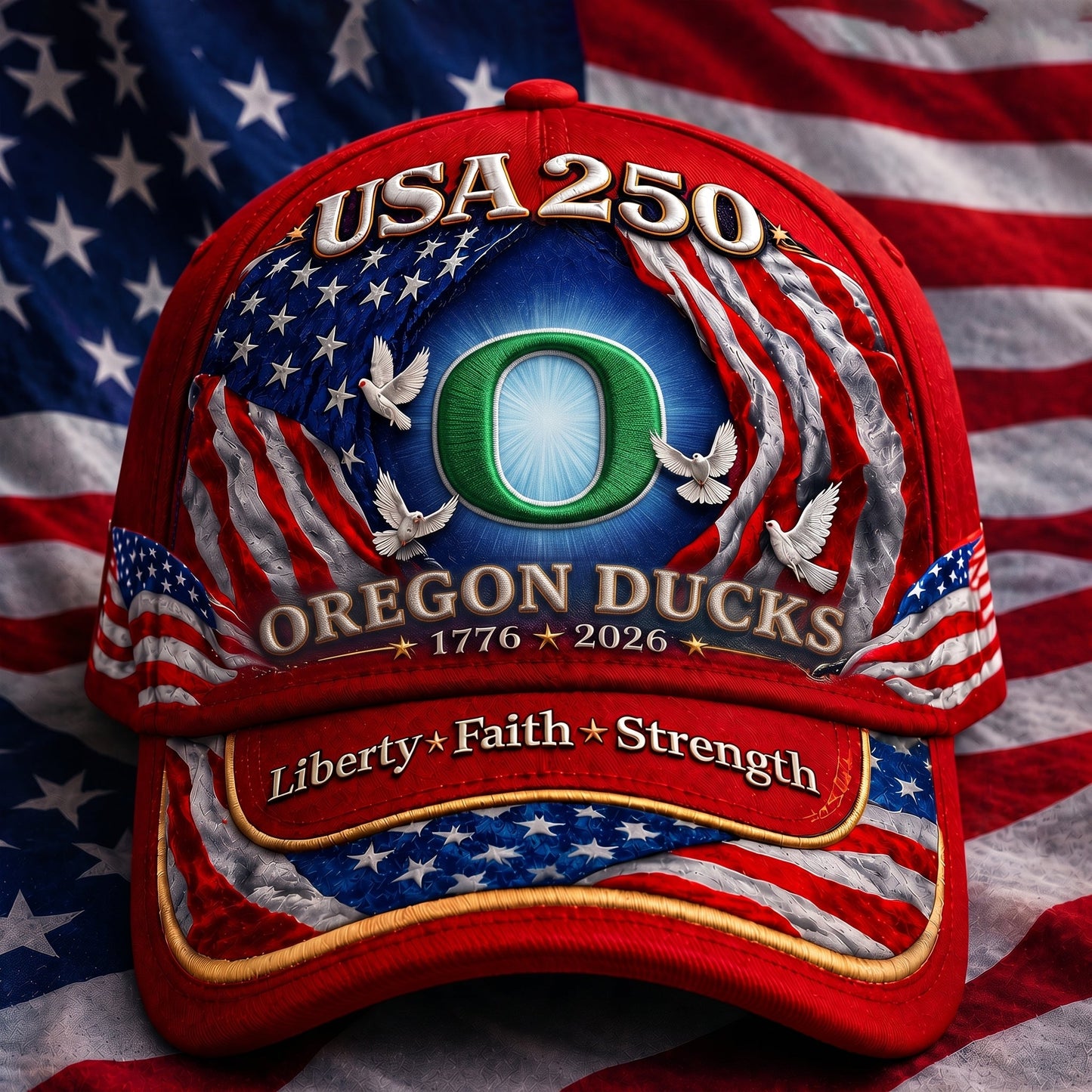 PREMIUM NCAA x ORE 250 Years Anniversary Of Freedom Cap 290626