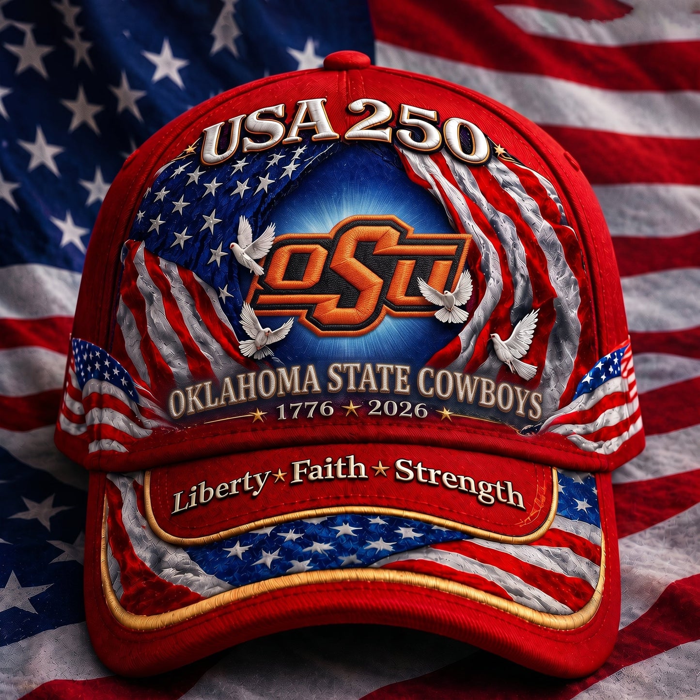 PREMIUM NCAA x OSC 250 Years Anniversary Of Freedom Cap 290626