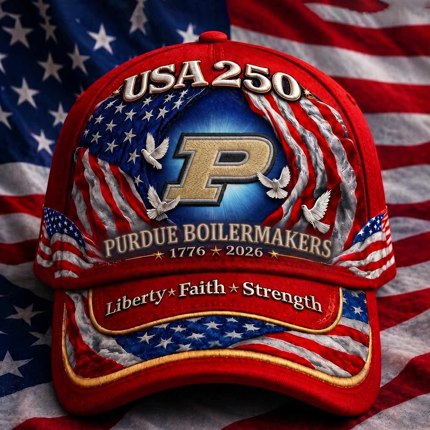 PREMIUM NCAA x PB 250 Years Anniversary Of Freedom Cap 290626