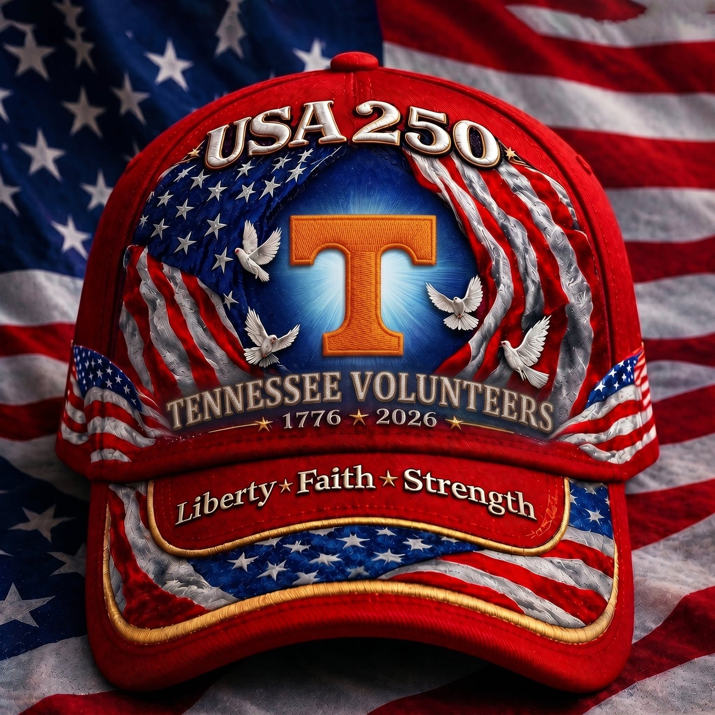 PREMIUM NCAA x TEN 250 Years Anniversary Of Freedom Cap 290626