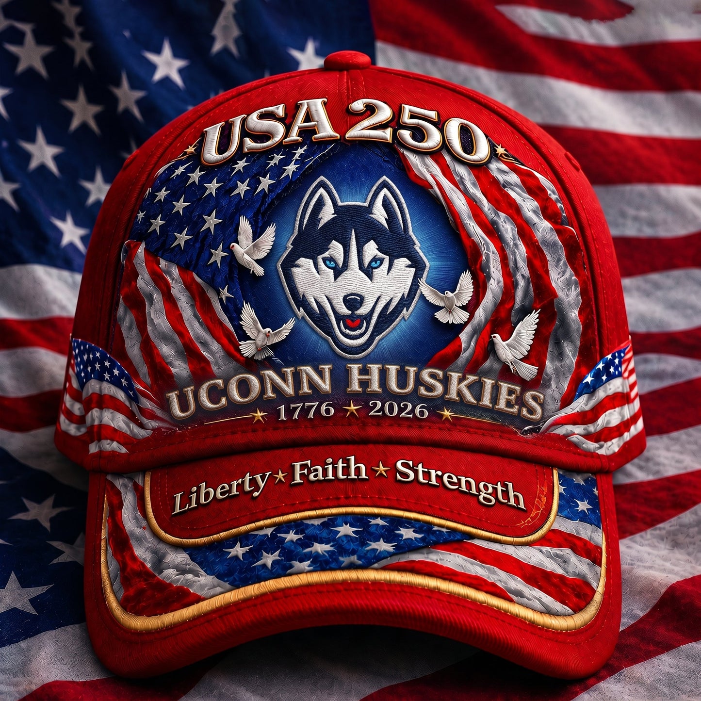 PREMIUM NCAA x UCO 250 Years Anniversary Of Freedom Cap 290626