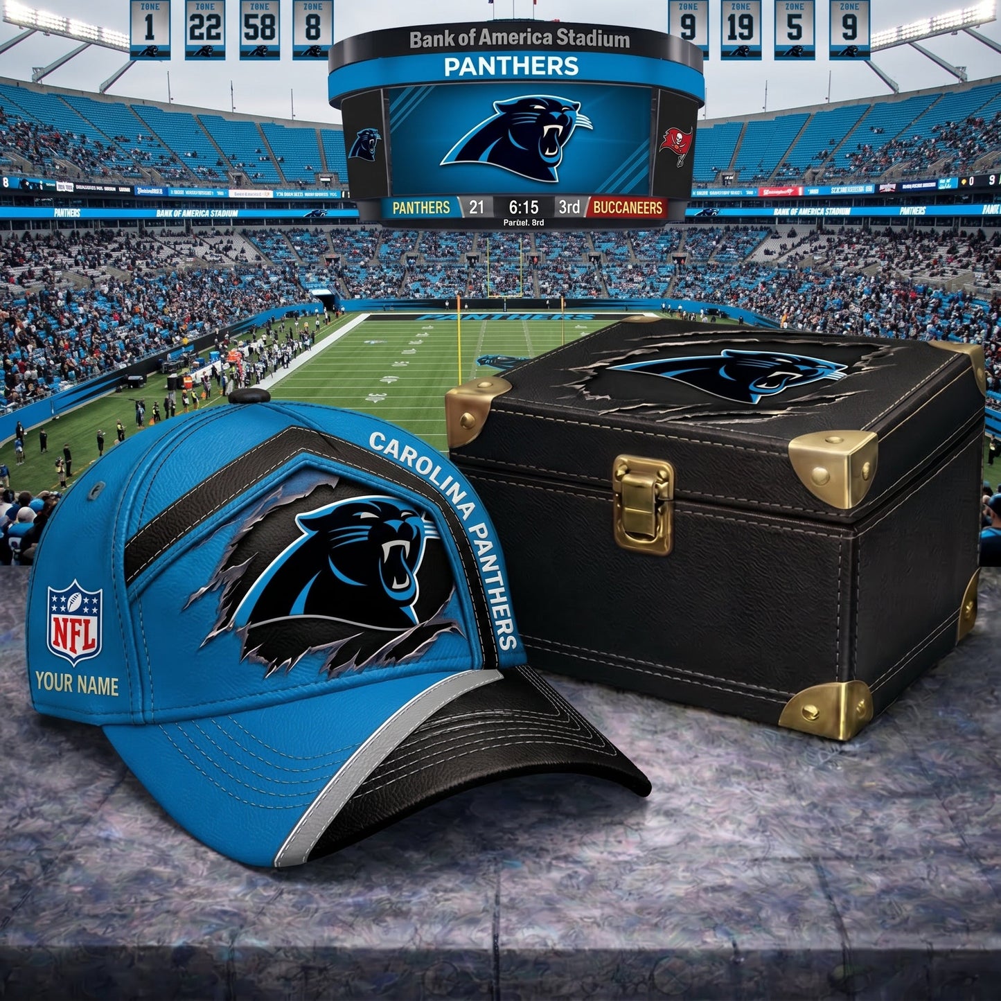 PREMIUM NFL X CP CRACK CUSTOME NAME HAT LIMITED EDITIONS NDT VHM 220426