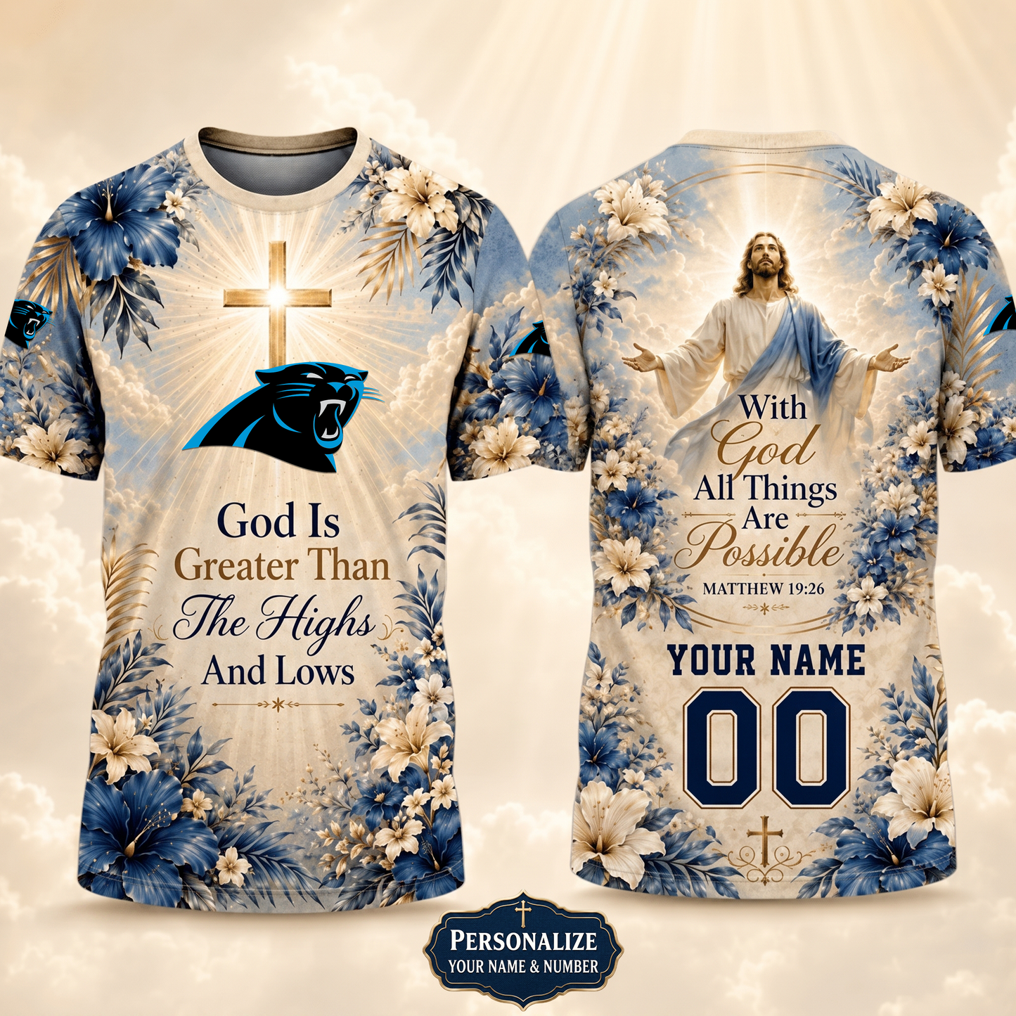 PREMIUM NFL X CP GOD BLEES TO ME Personalized T-Shirt FOR SUMMER HOLIDAY 150626