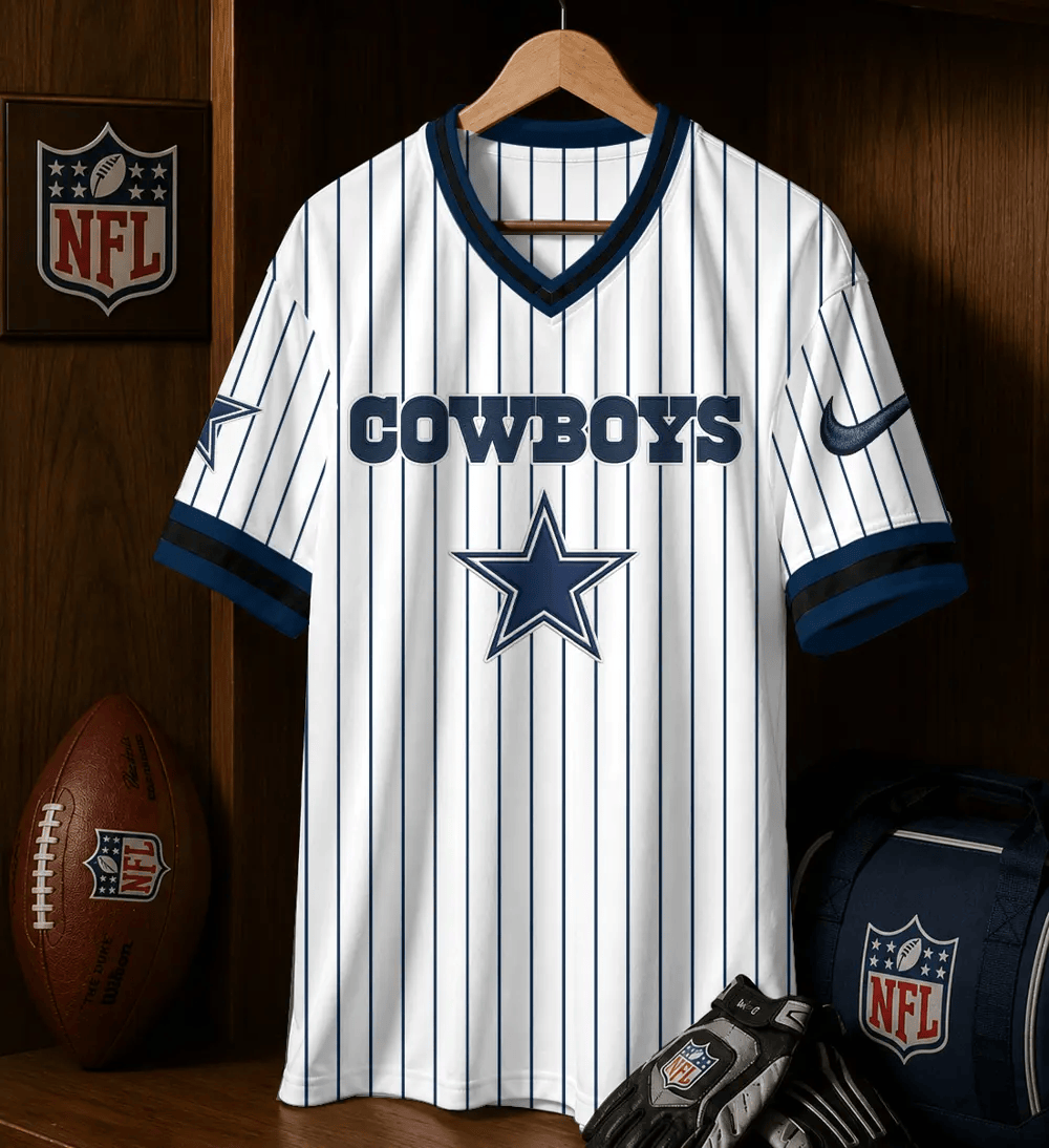 PREMIUM NFL X DAL CHARGER Casual Loose V neck Jersey NDT NHM 230526