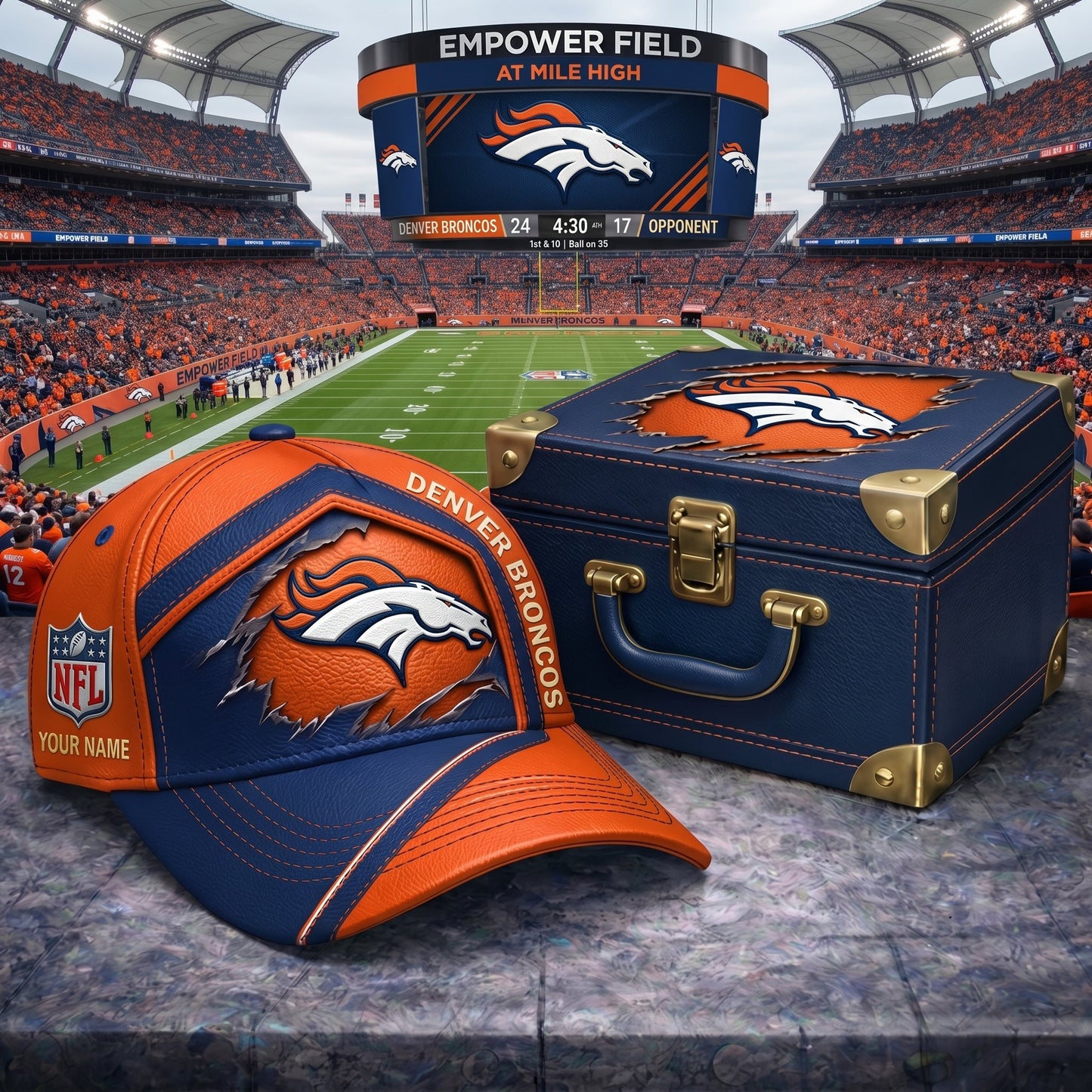 PREMIUM NFL X DB CRACK CUSTOME NAME HAT LIMITED EDITIONS NDT VHM 220426