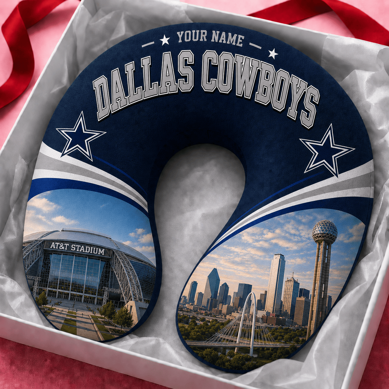 PREMIUM NFL X DC Special New Neck Pillow Custom Name 100626