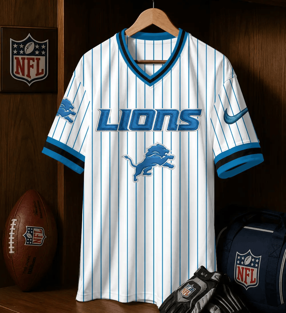 PREMIUM NFL X DET CHARGER Casual Loose V neck Jersey NDT NHM 230526