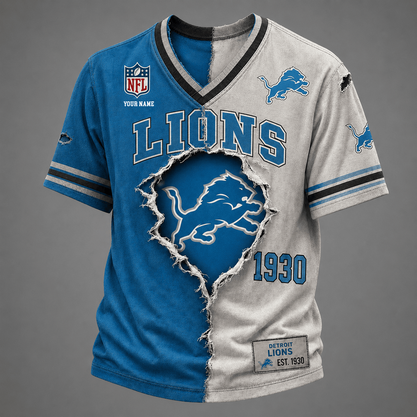 PREMIUM NFL X DL GAME DAY V-Neck T Shirt FOR SUMMER HOLIDAY NDT VHM 050626