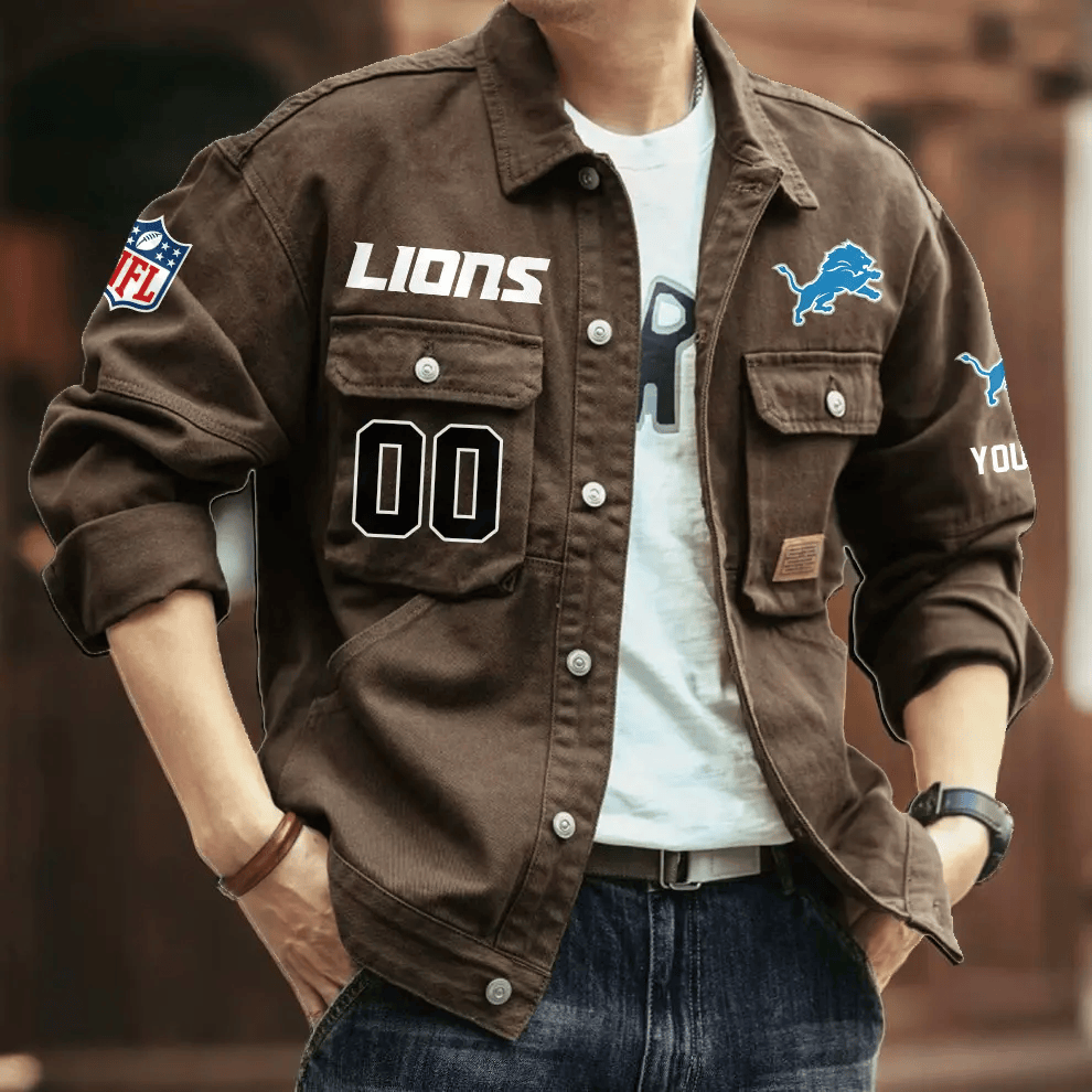 PREMIUM NFL X DL Men's Denim Autumn Jackets NDT VHM 090626