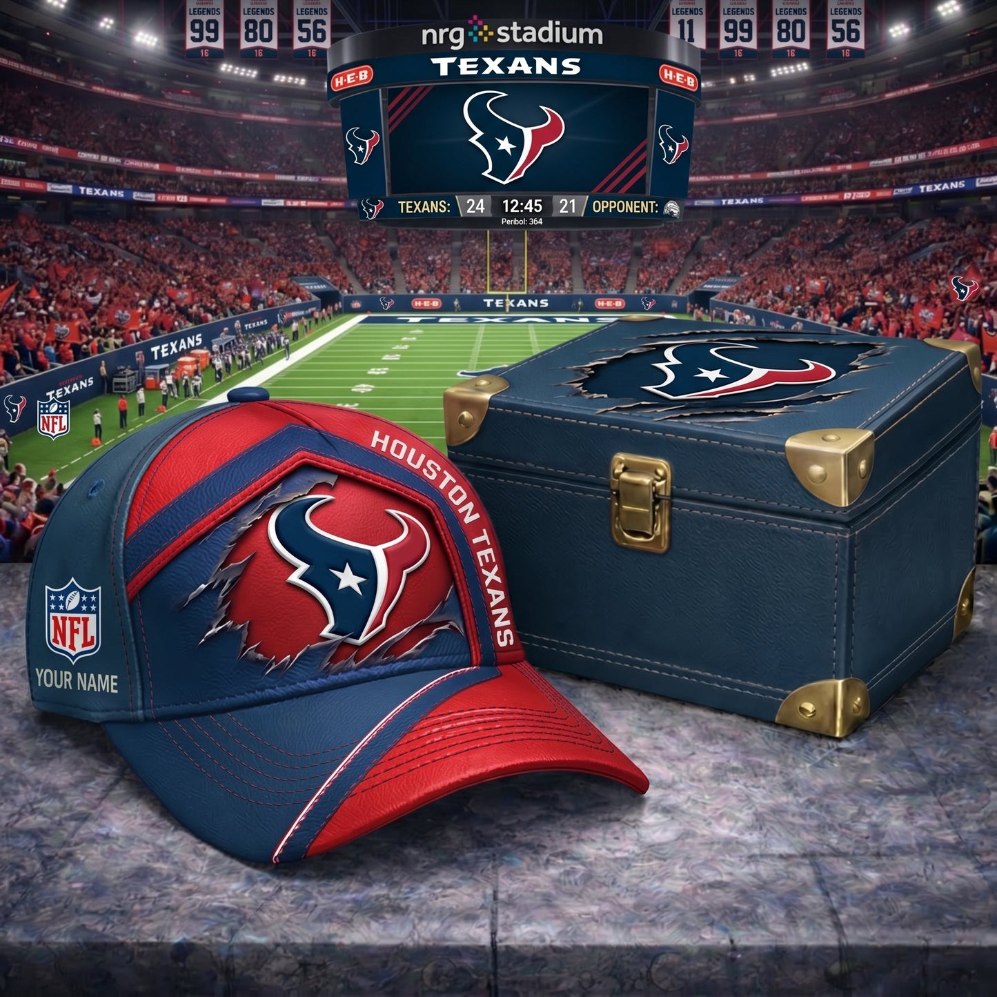 PREMIUM NFL X HTCRACK CUSTOME NAME HAT LIMITED EDITIONS NDT VHM 220426