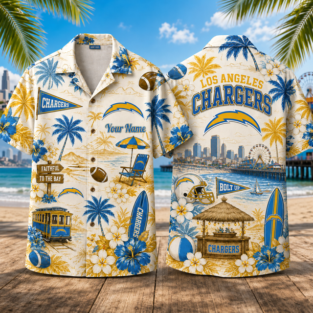PREMIUM NFL X LAC Personalized Hawaiian Shirt FOR SUMMER HOLIDAY 150626