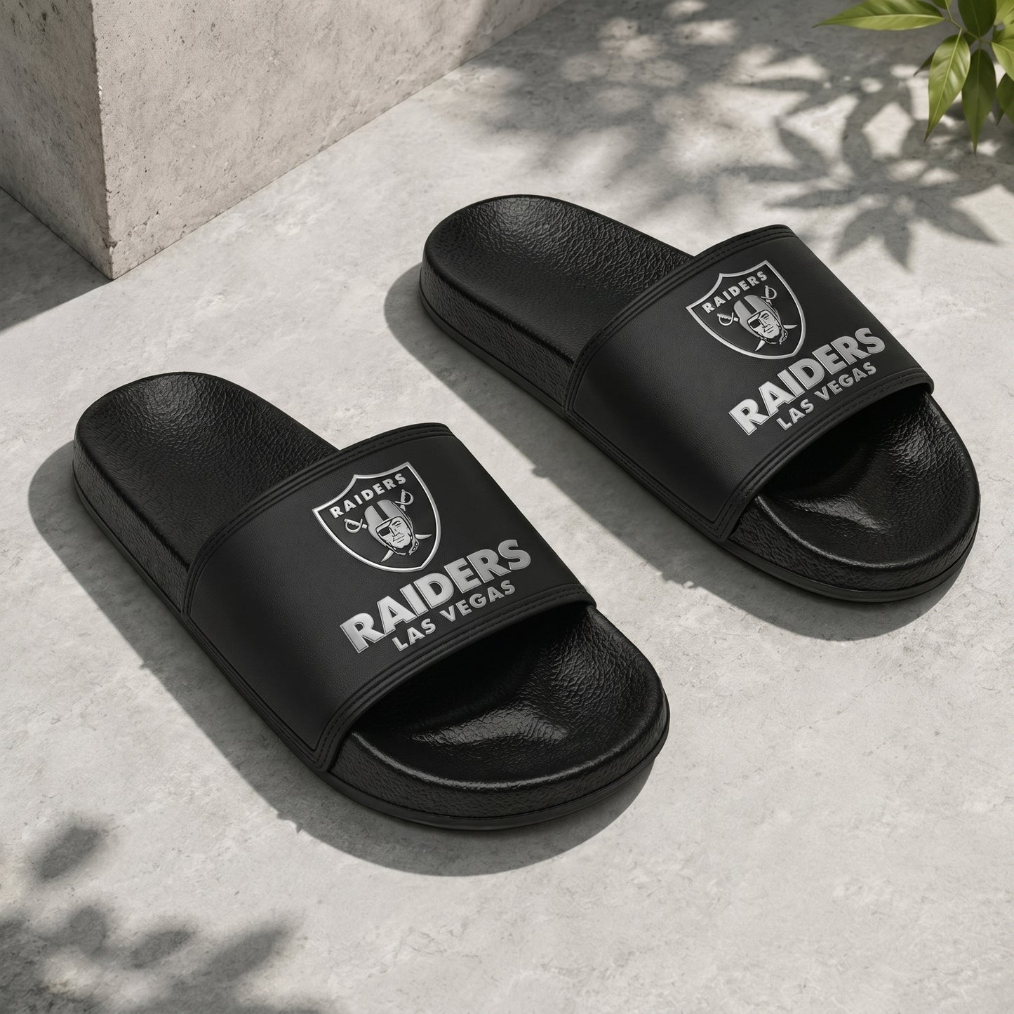PREMIUM NFL X LVR New Black Slippers All Size Custom Name FOR SUMMER HOLIDAY NDT VHM 160626