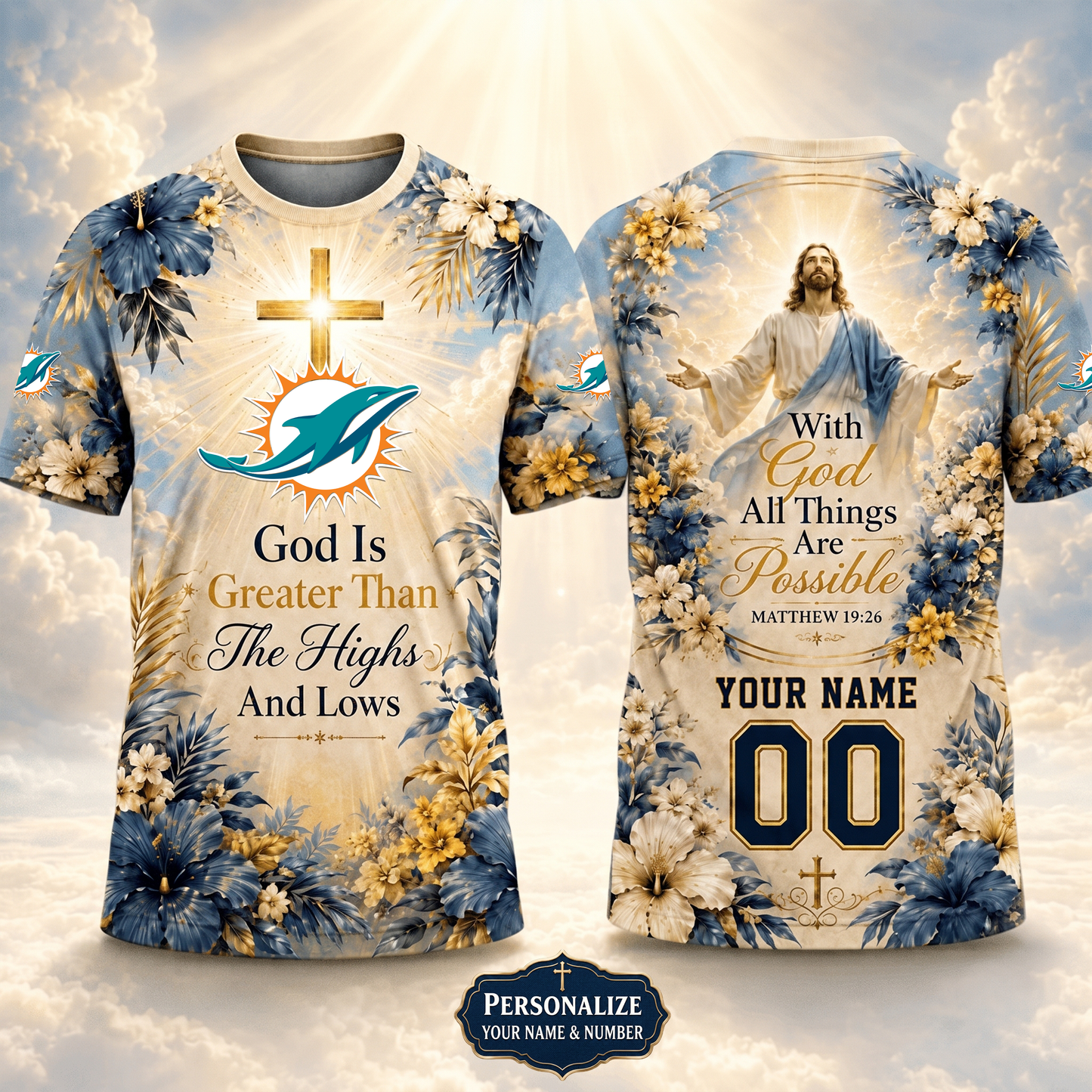 PREMIUM NFL X MD GOD BLEES TO ME Personalized T-Shirt FOR SUMMER HOLIDAY 150626