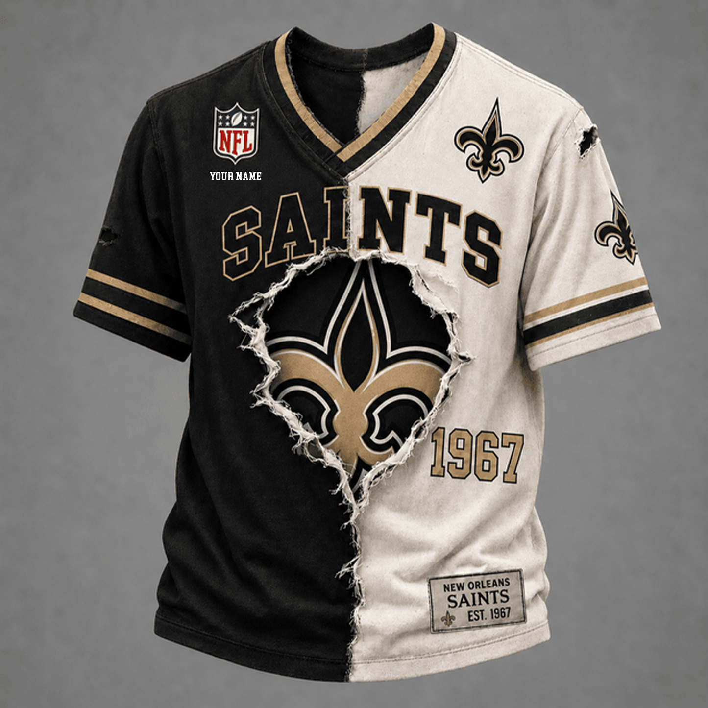 PREMIUM NFL X NOS GAME DAY V-Neck T Shirt FOR SUMMER HOLIDAY NDT VHM 050626