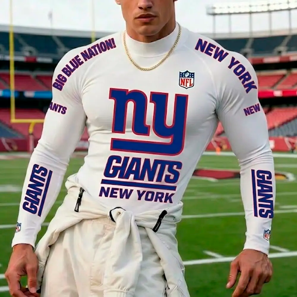 PREMIUM NFL X NYG High Neck Long Sleeved Sports NDT LVH 280526