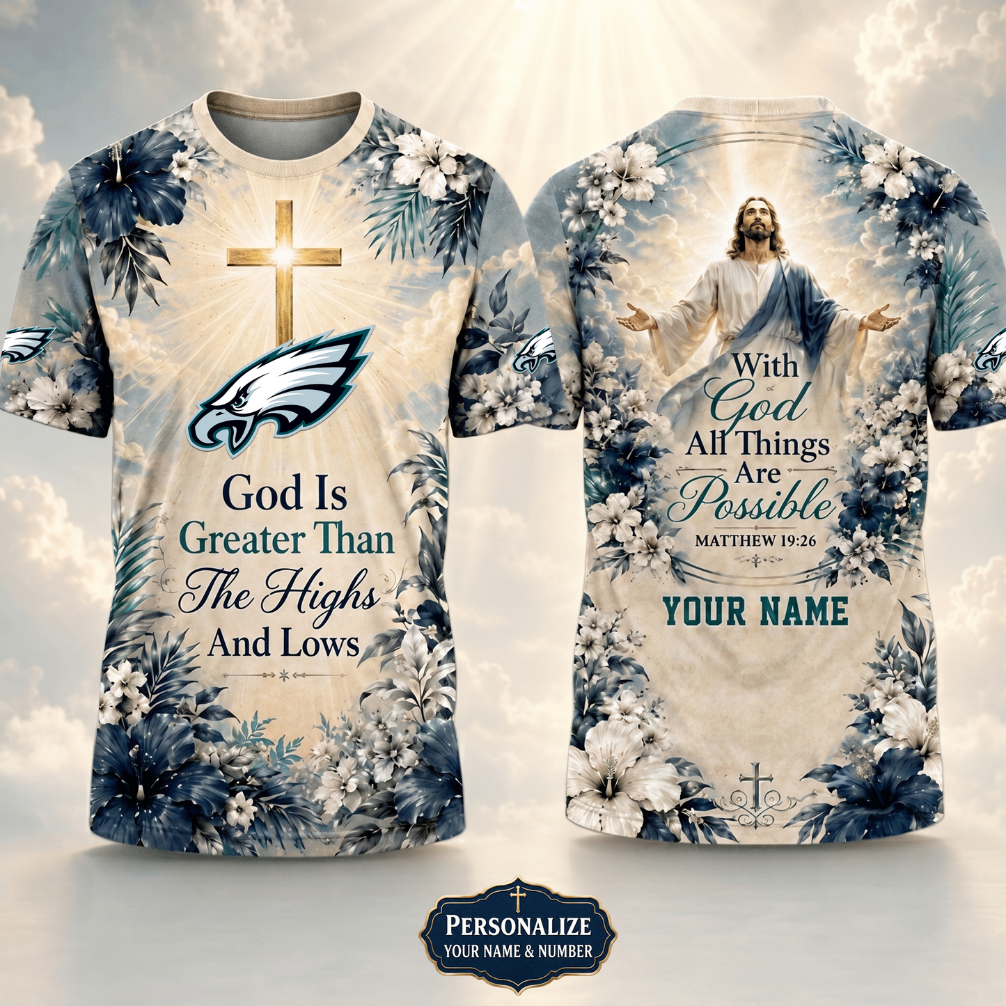 PREMIUM NFL X PE GOD BLEES TO ME Personalized T-Shirt FOR SUMMER HOLIDAY 150626