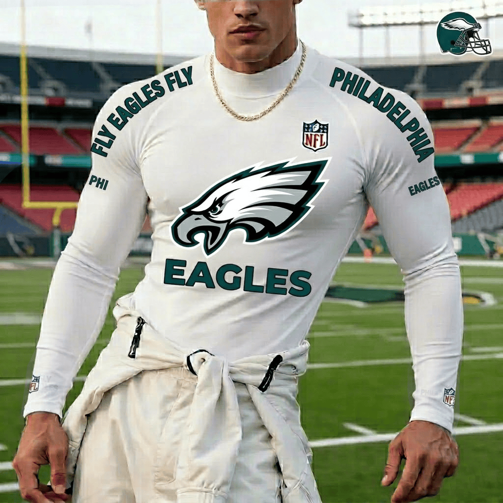 PREMIUM NFL X PHI High Neck Long Sleeved Sports NDT LVH 280526