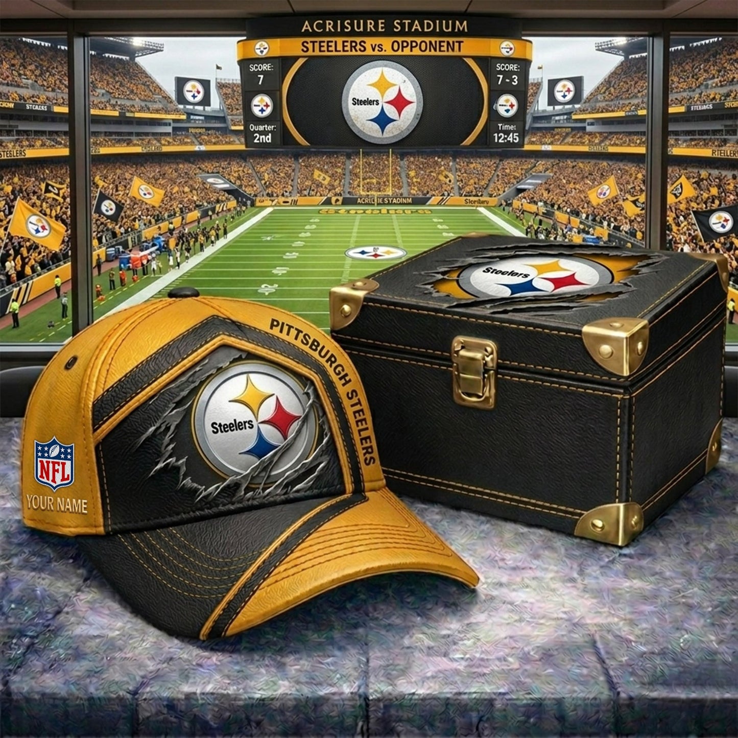 PREMIUM NFL X PIT CRACK CUSTOM NAME HAT NDT NHM 220526