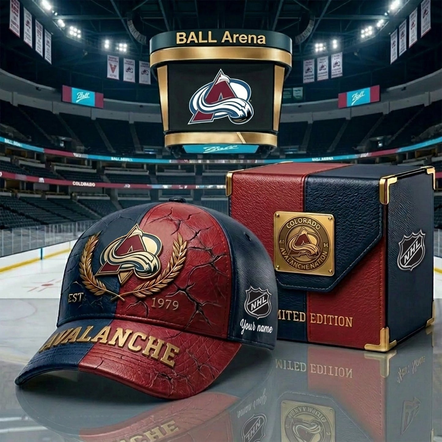 PREMIUM NHL X CA CRACK CUSTOM NAME V6 HAT NDT NHM 230426