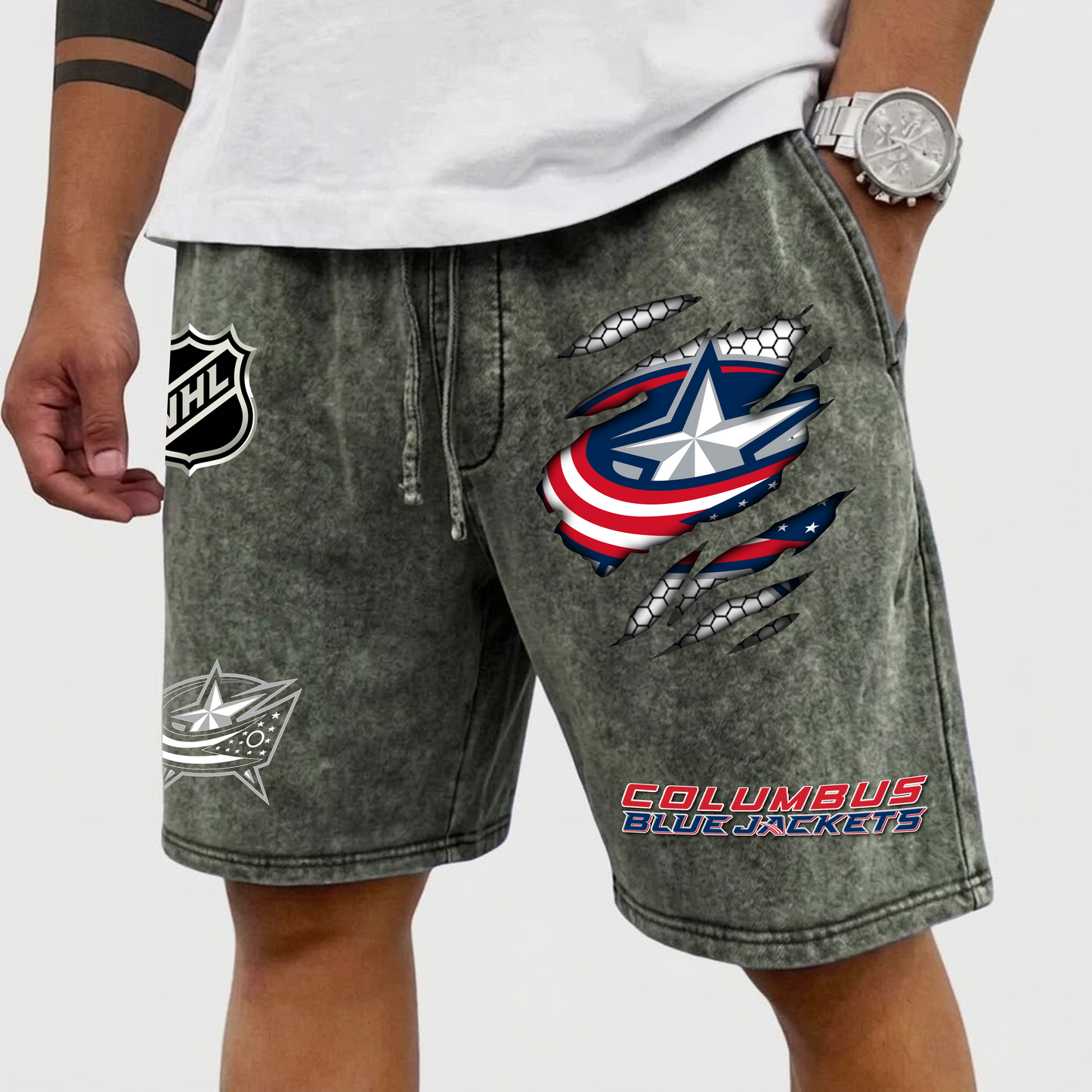 PREMIUM NHL X CB WASH SHORTS FOR SUMMER HOLIDAY NDT VHM 070426
