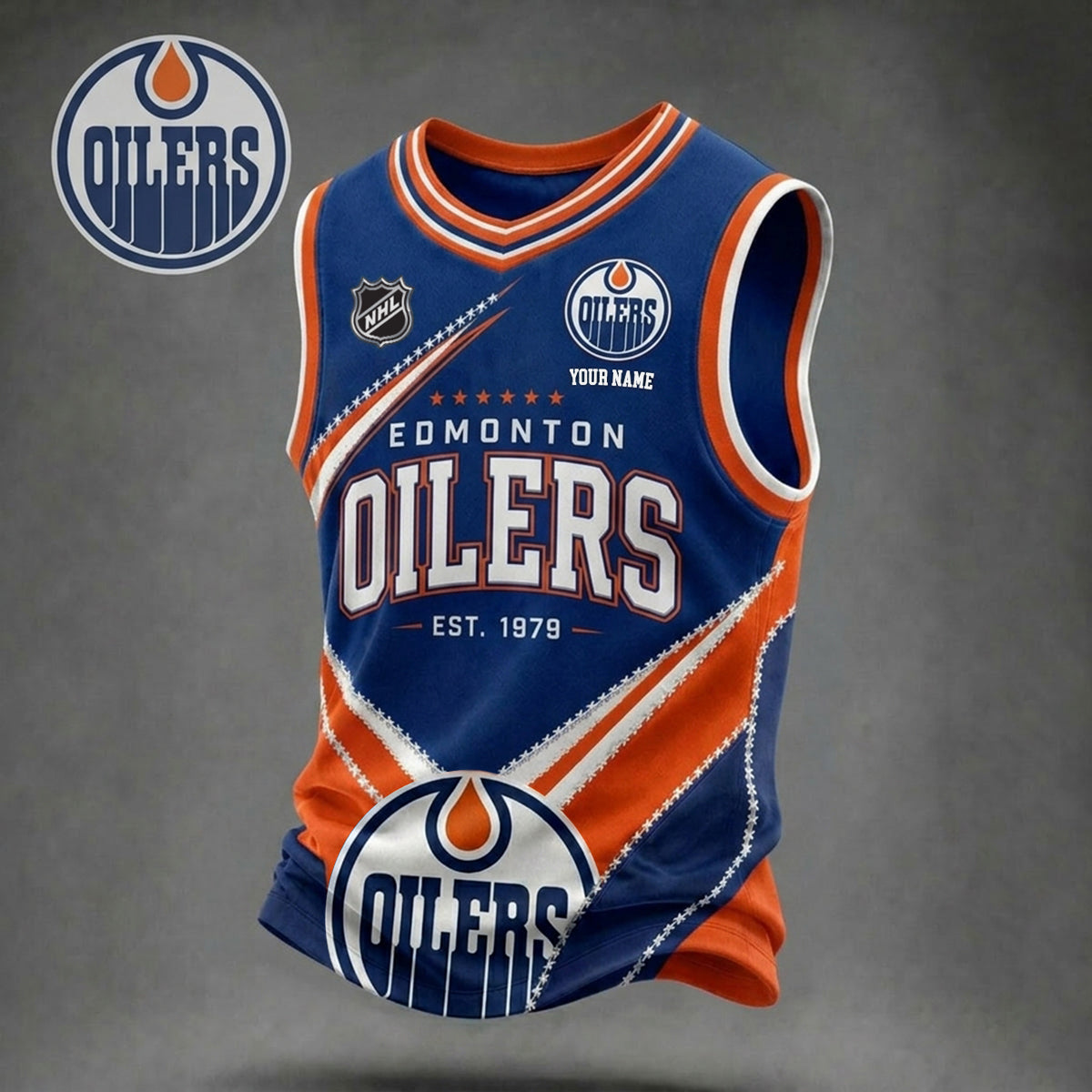 PREMIUM NHL X EO Game Day V-Neck Tank Top Custome Shirt NDT NHM 060626