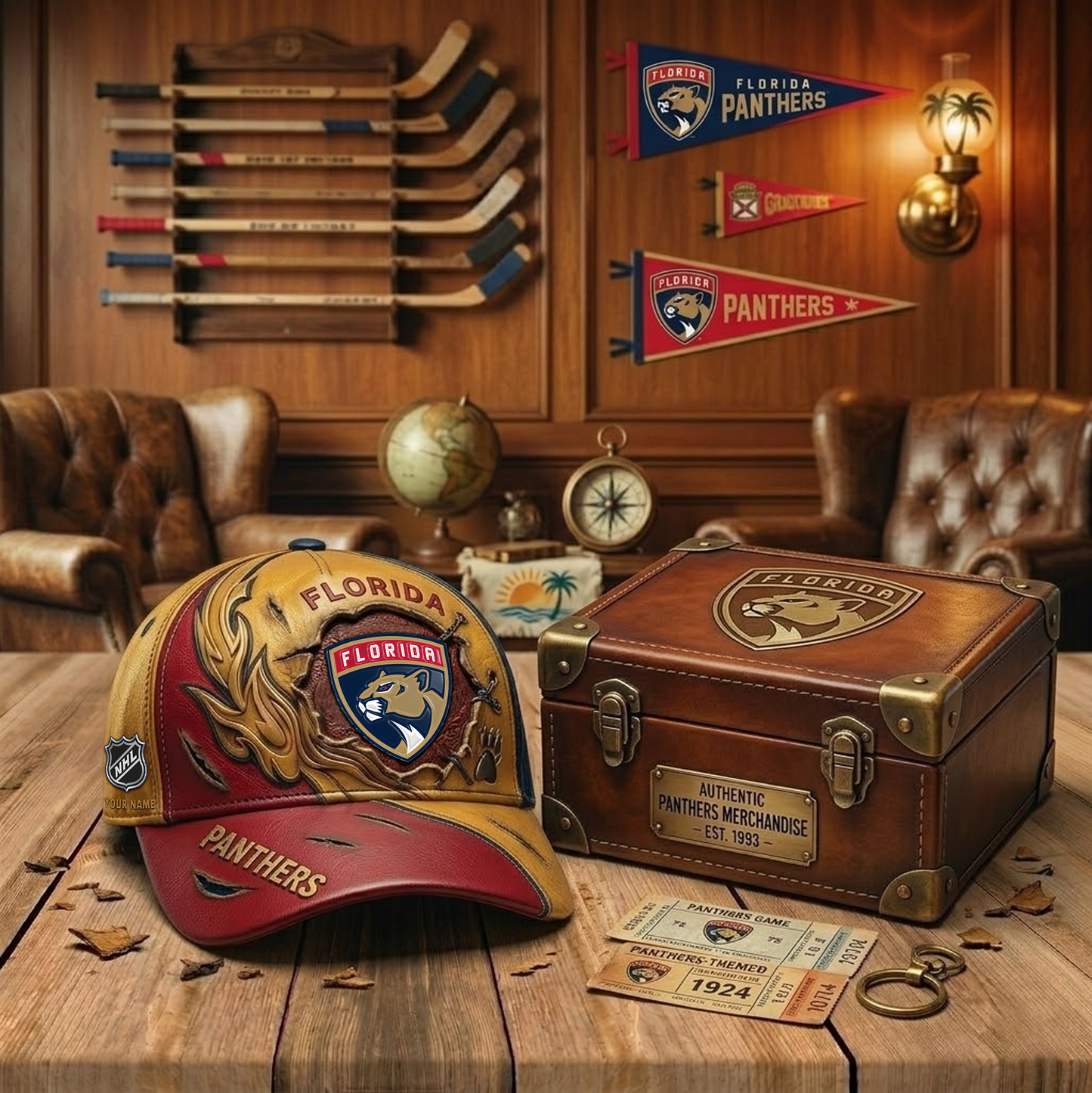 PREMIUM NHL X FP VINTAGE CUSTOME NAME HAT NDT VHM 180426