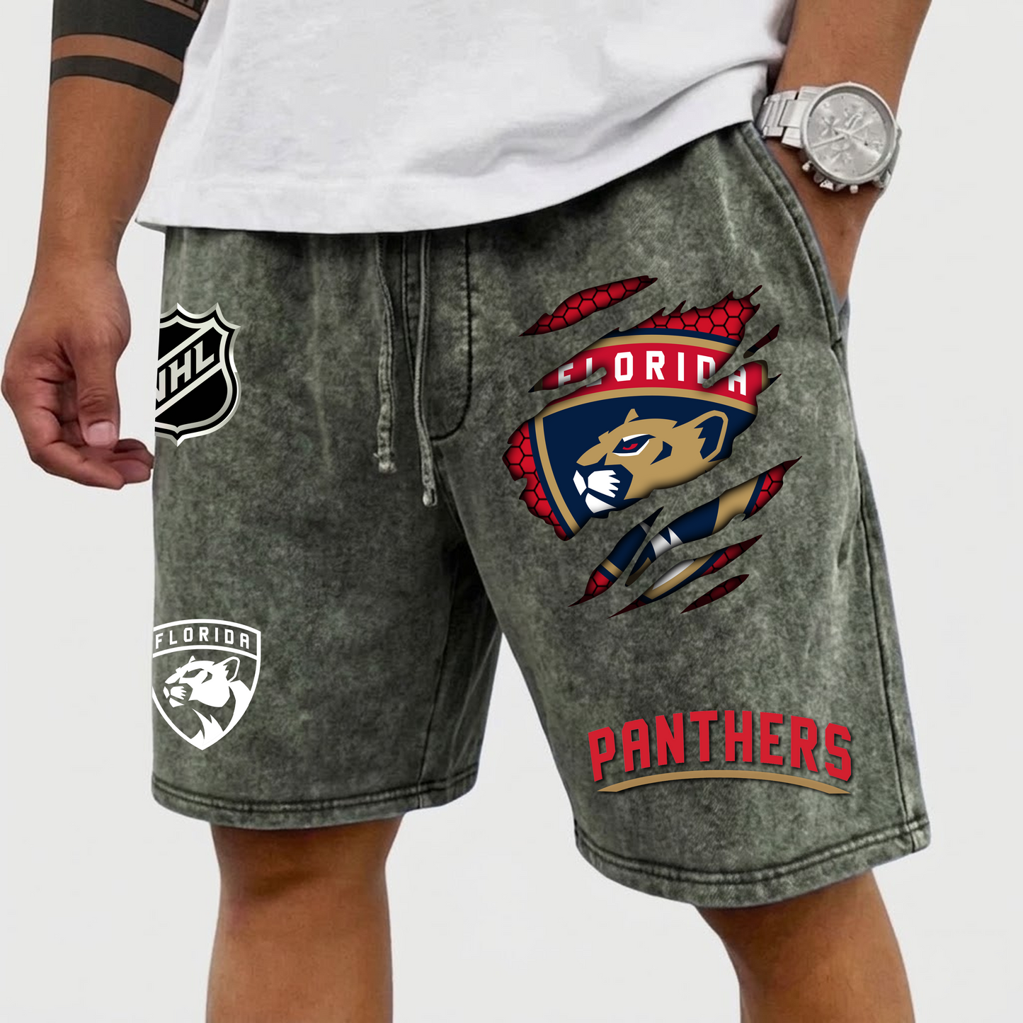 PREMIUM NHL X FP WASH SHORTS FOR SUMMER HOLIDAY NDT VHM 070426